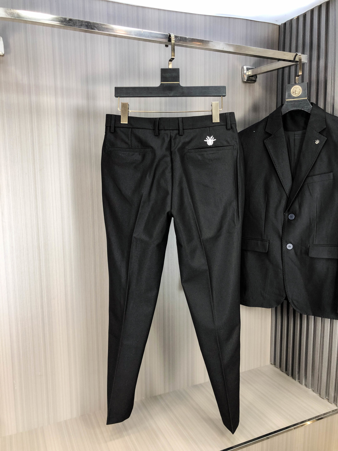 Dior Male Basic Clothing Cotton Gray Slim Fit L-175130