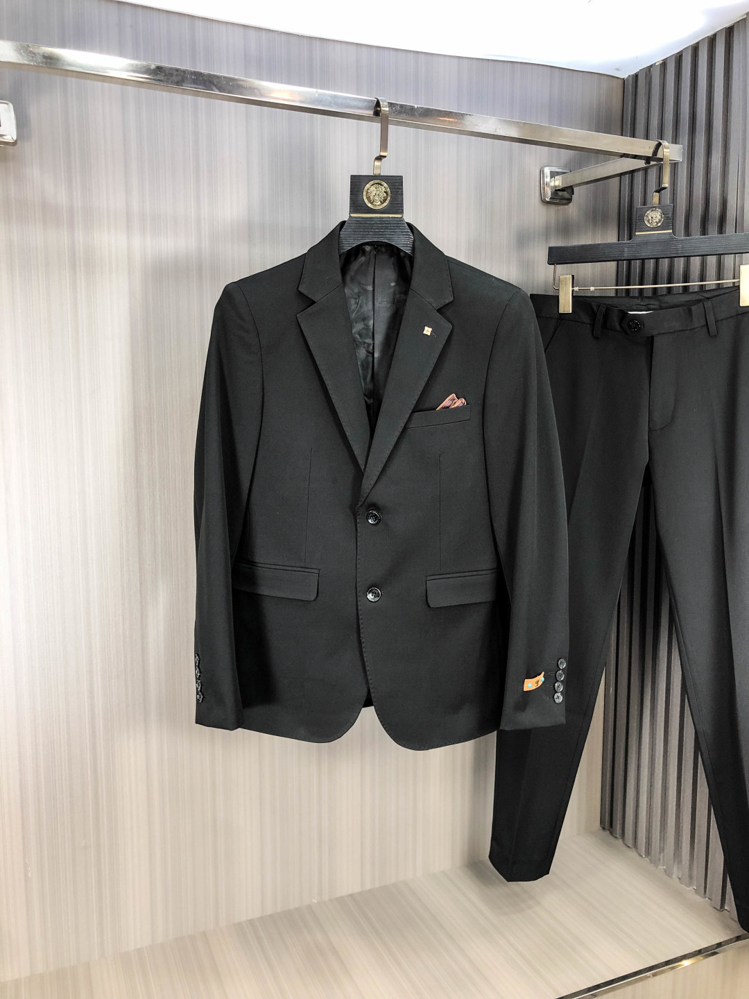 Louis Vuitton Male Basic Clothing Cotton Gray Slim Fit L-175130