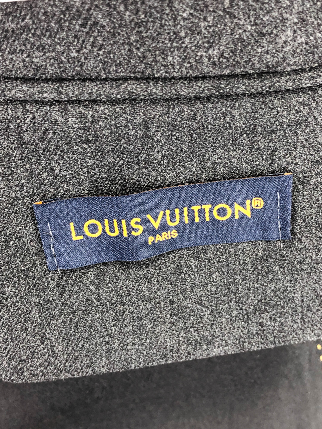 Louis Vuitton Male Basic Clothing Cotton Gray Slim Fit L-175130