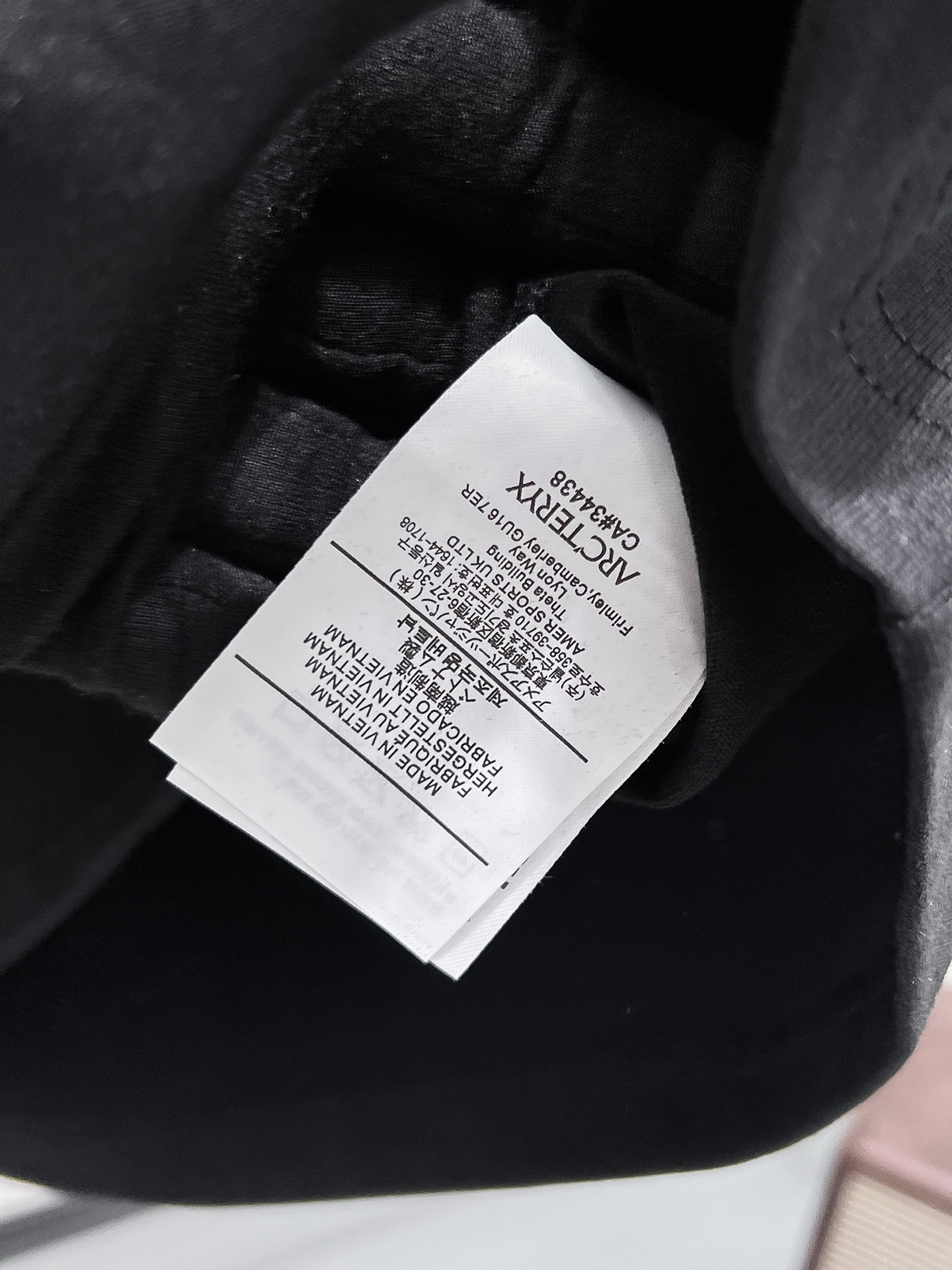 Arcteryx Basic Clothing Cotton Black S-m-l-xl