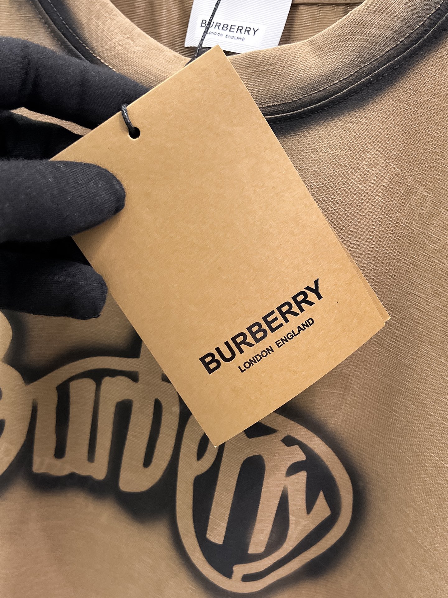 Burberry Basic Clothing Cotton Black S-m-l-xl