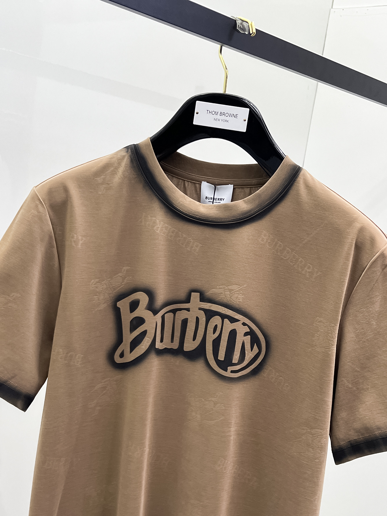 Burberry Basic Clothing Cotton Black S-m-l-xl