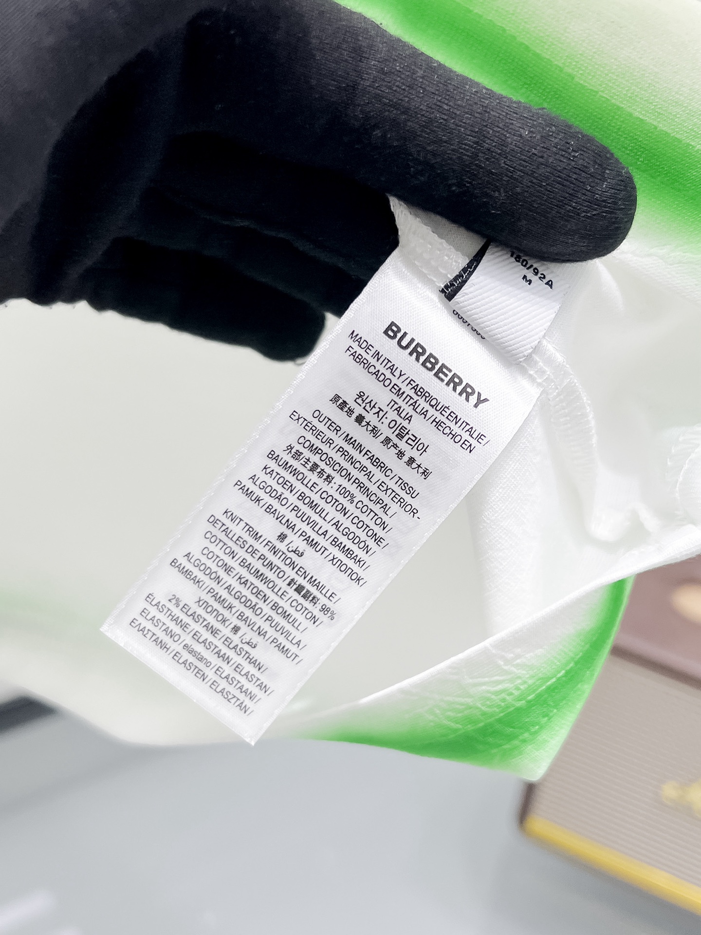 Burberry Basic Clothing Cotton Black S-m-l-xl