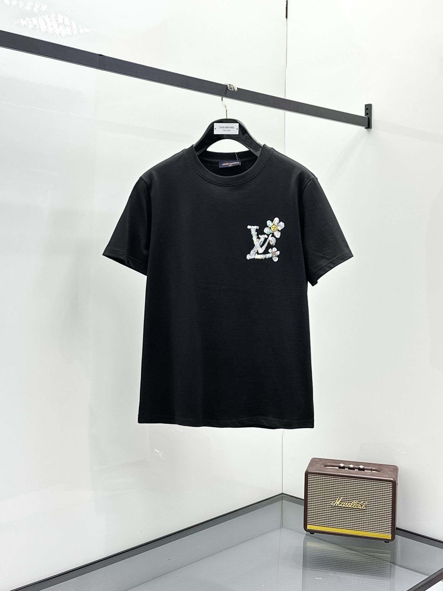 Louis Vuitton Basic Clothing Cotton Black S-m-l-xl