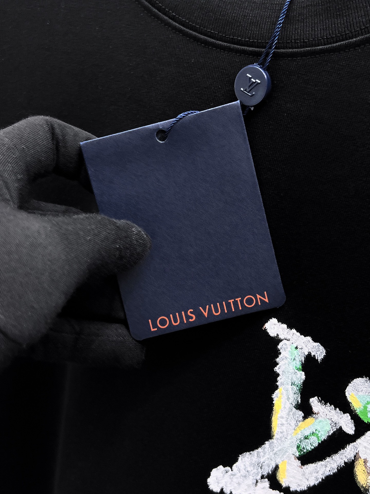 Louis Vuitton Basic Clothing Cotton Black S-m-l-xl