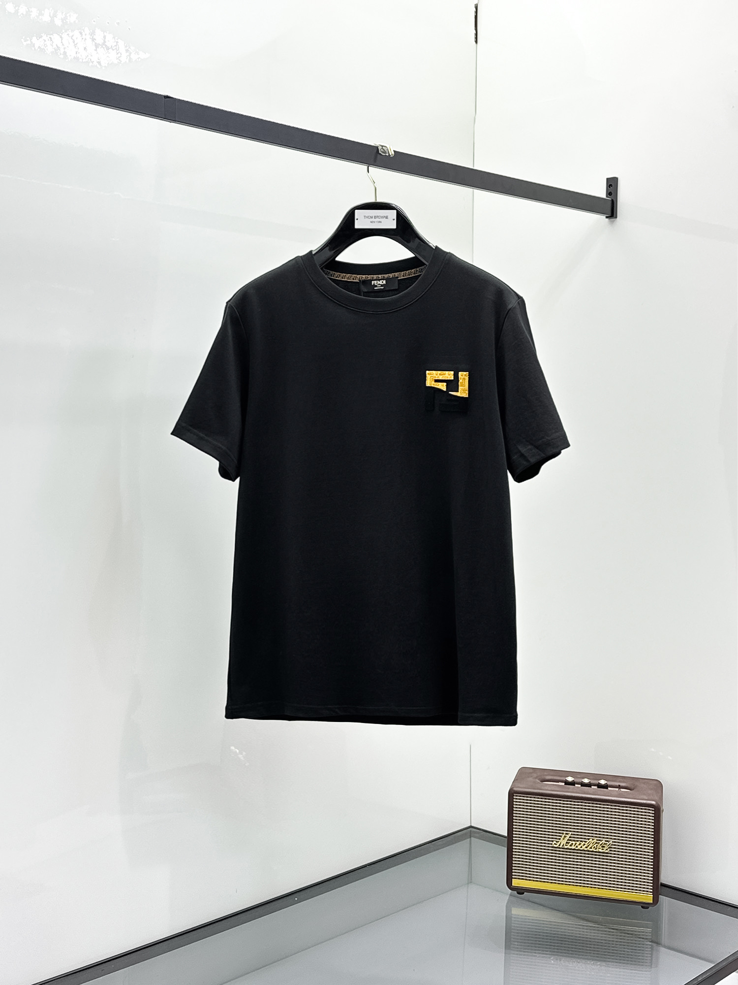 Fendi Basic Clothing Cotton Black S-m-l-xl