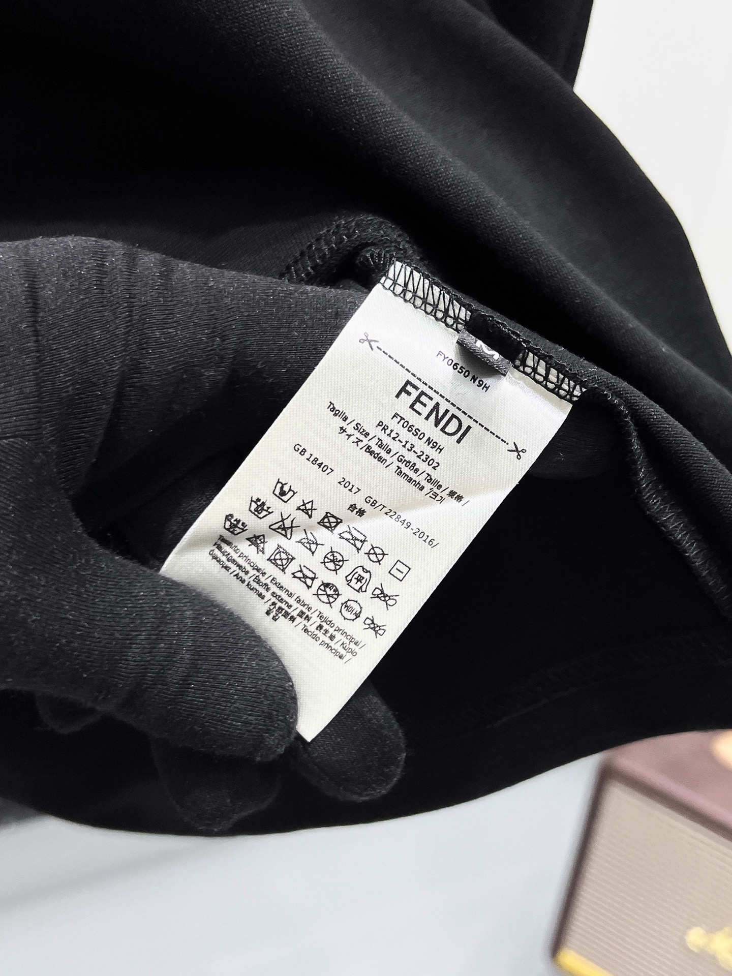 Fendi Basic Clothing Cotton Black S-m-l-xl