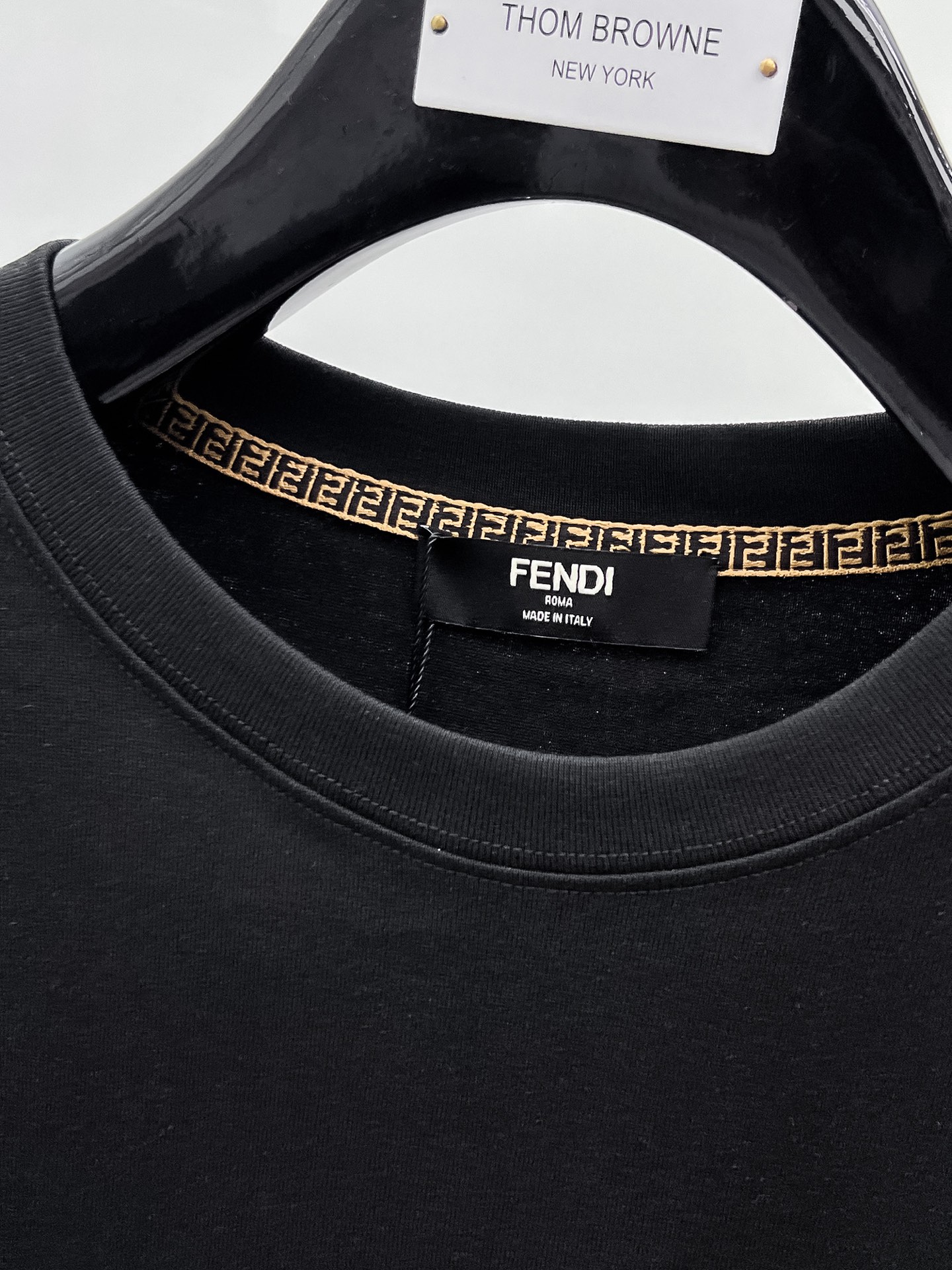Fendi Basic Clothing Cotton Black S-m-l-xl