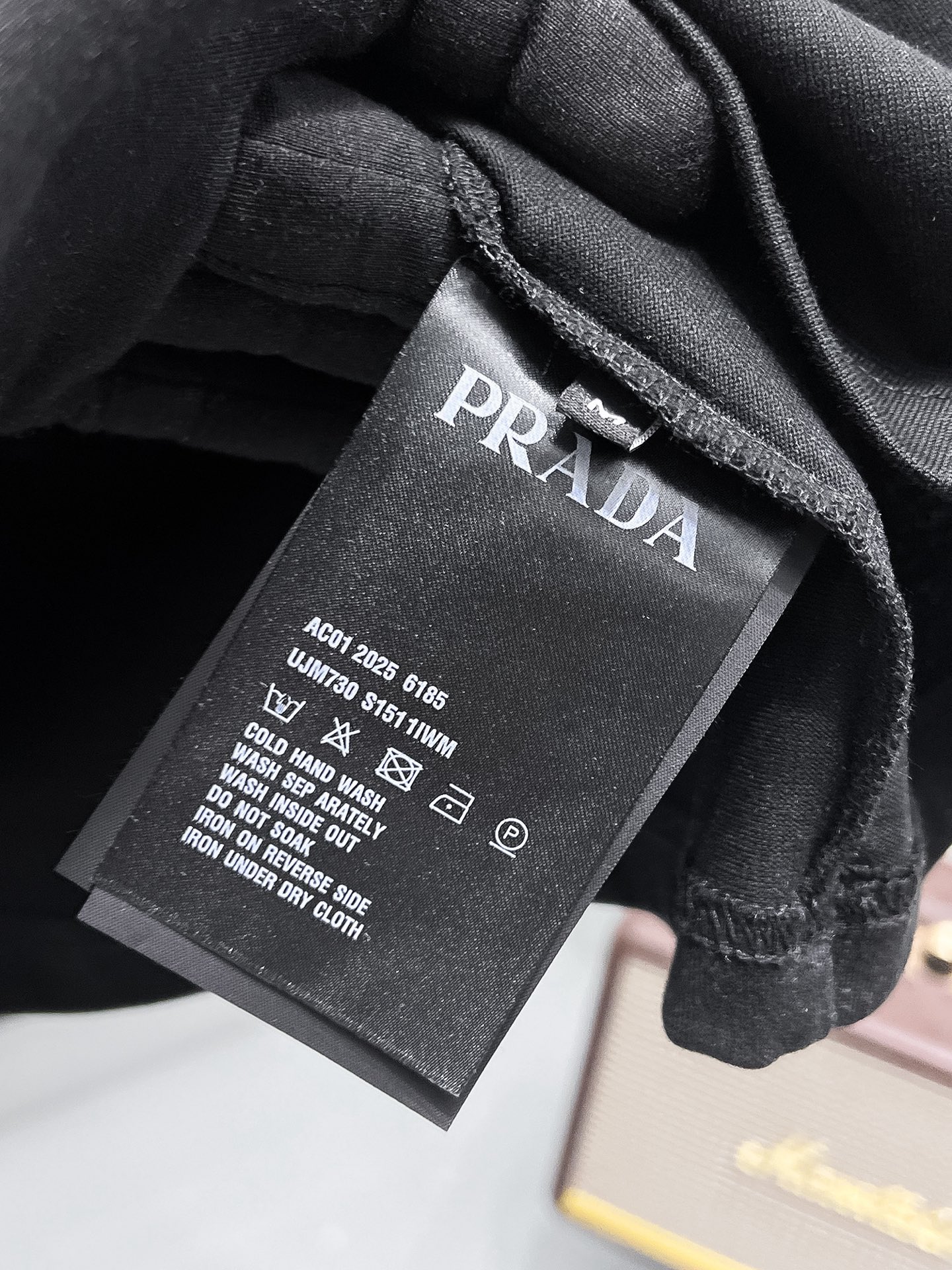 Prada Basic Clothing Cotton Black S-m-l-xl