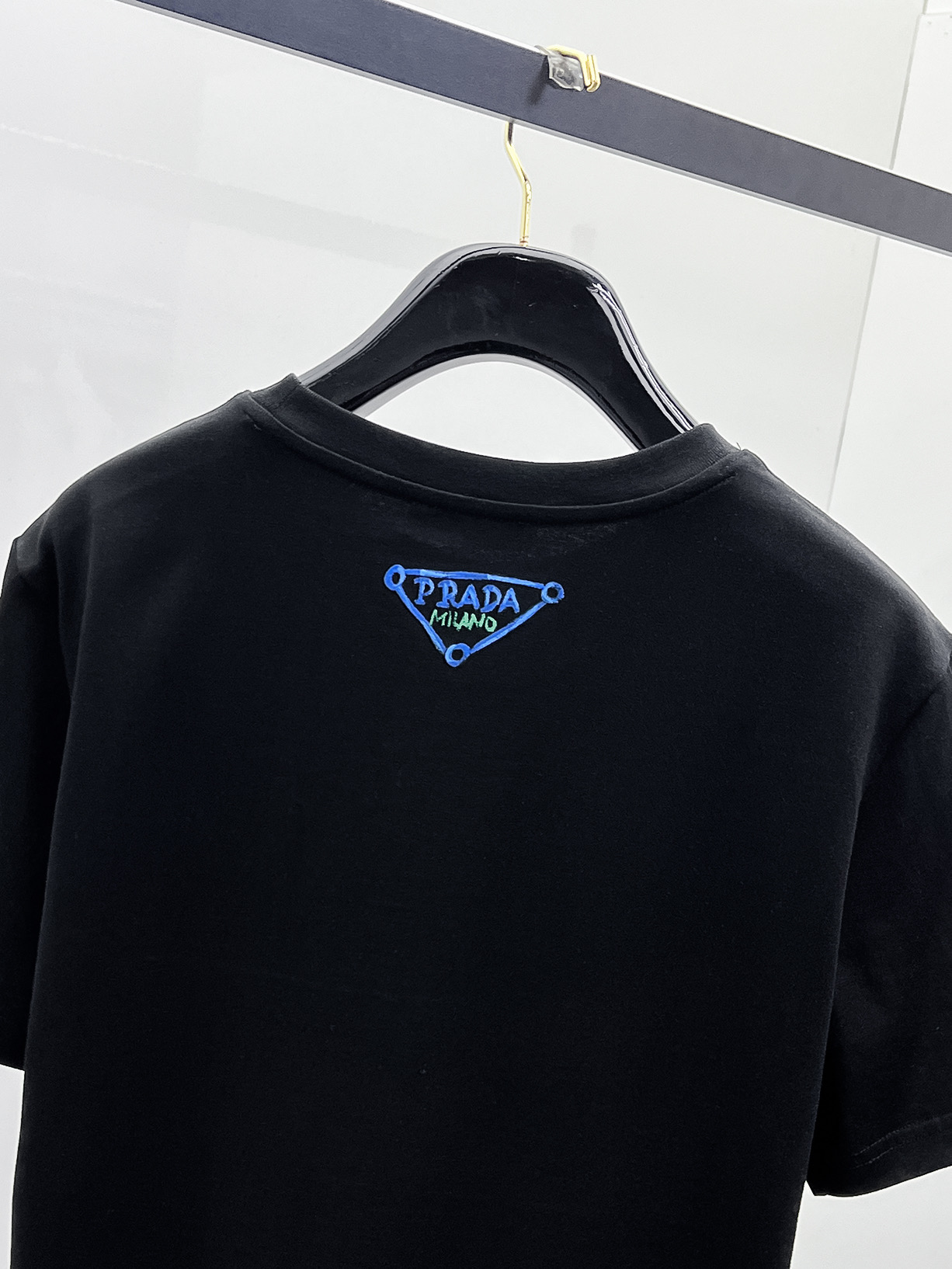 Prada Basic Clothing Cotton Black S-m-l-xl