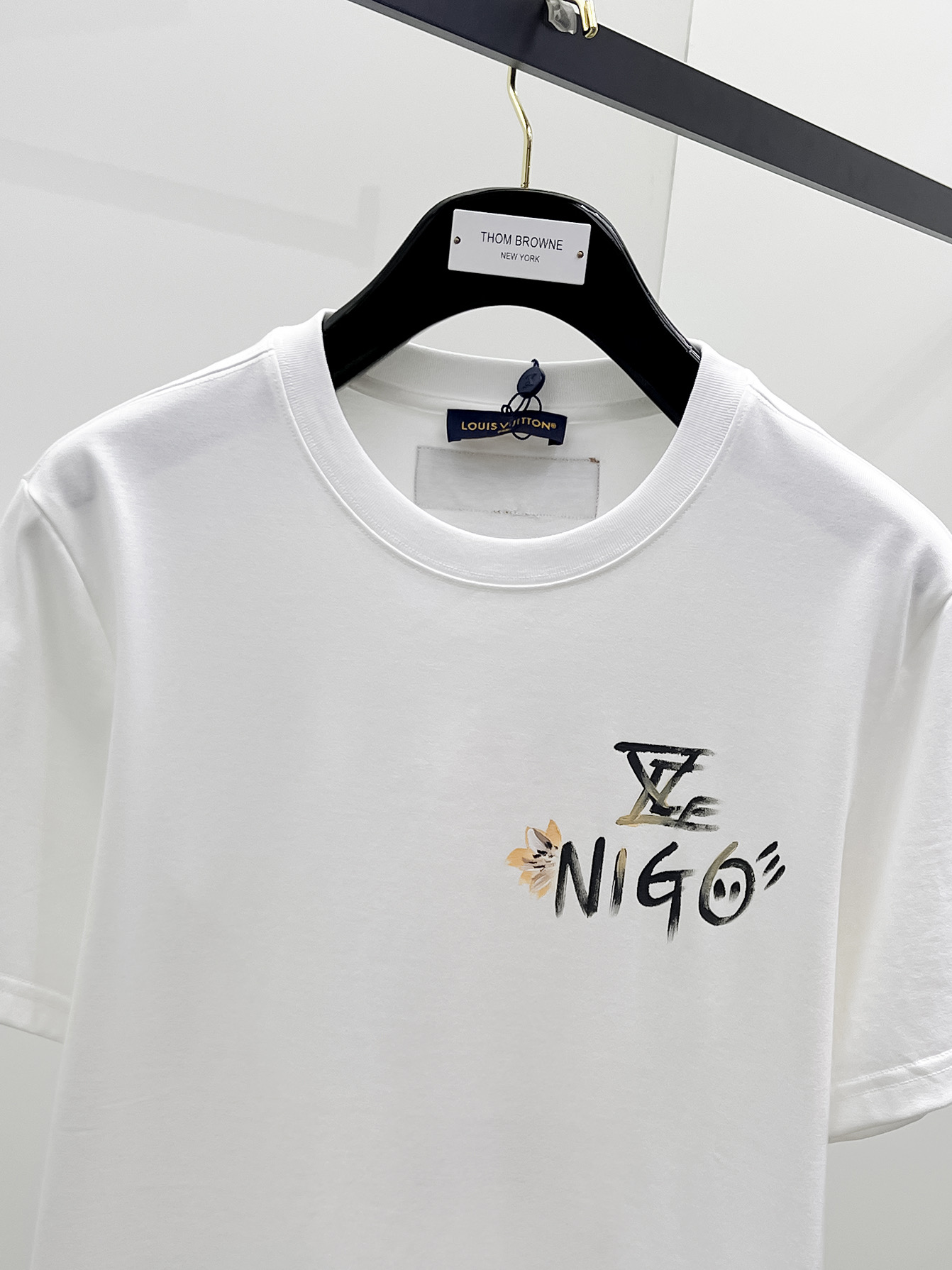 Louis Vuitton Basic Clothing Cotton Black S-m-l-xl