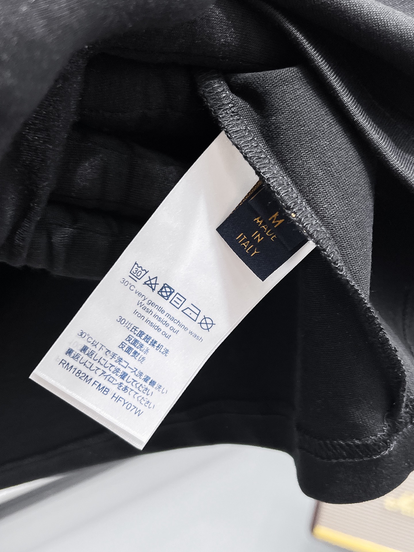 Louis Vuitton Basic Clothing Cotton Black S-m-l-xl