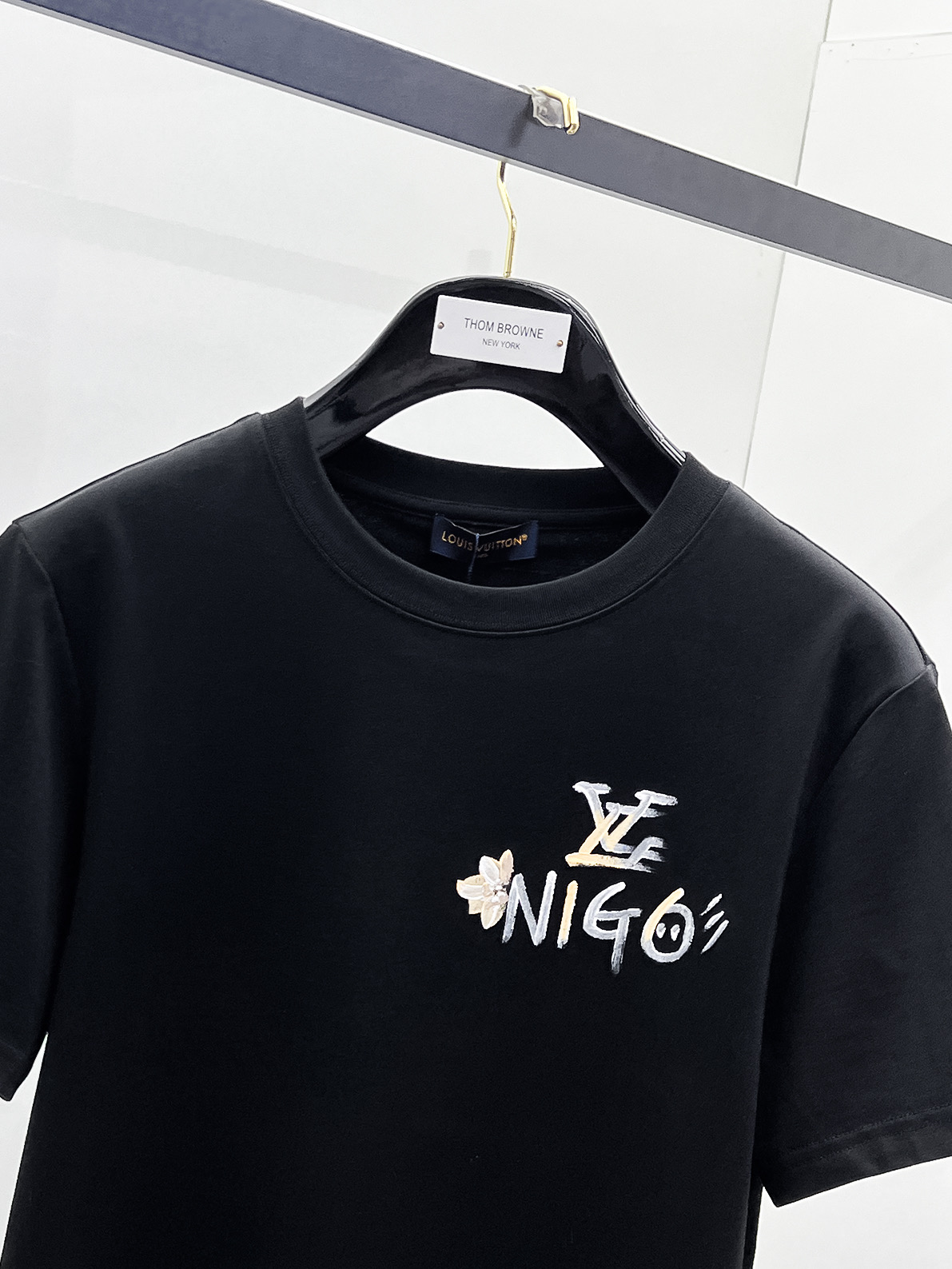 Louis Vuitton Basic Clothing Cotton Black S-m-l-xl