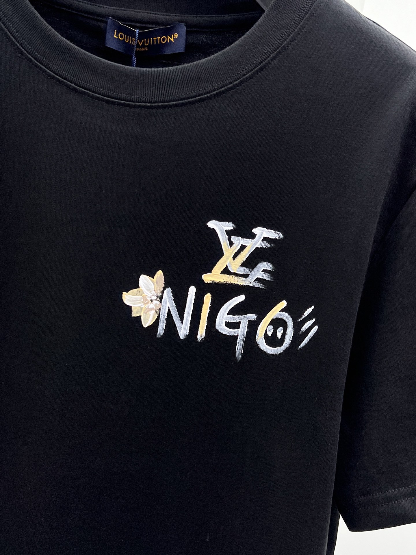 Louis Vuitton Basic Clothing Cotton Black S-m-l-xl