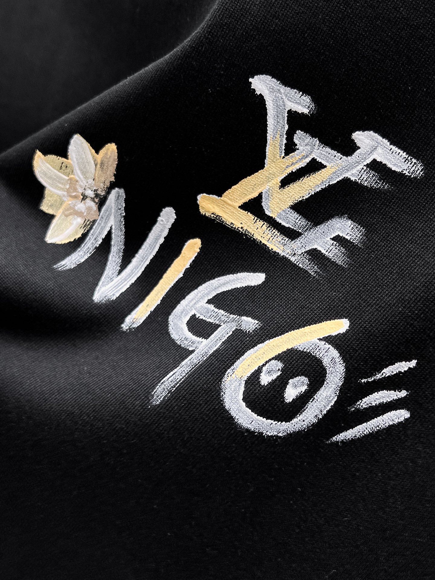 Louis Vuitton Basic Clothing Cotton Black S-m-l-xl