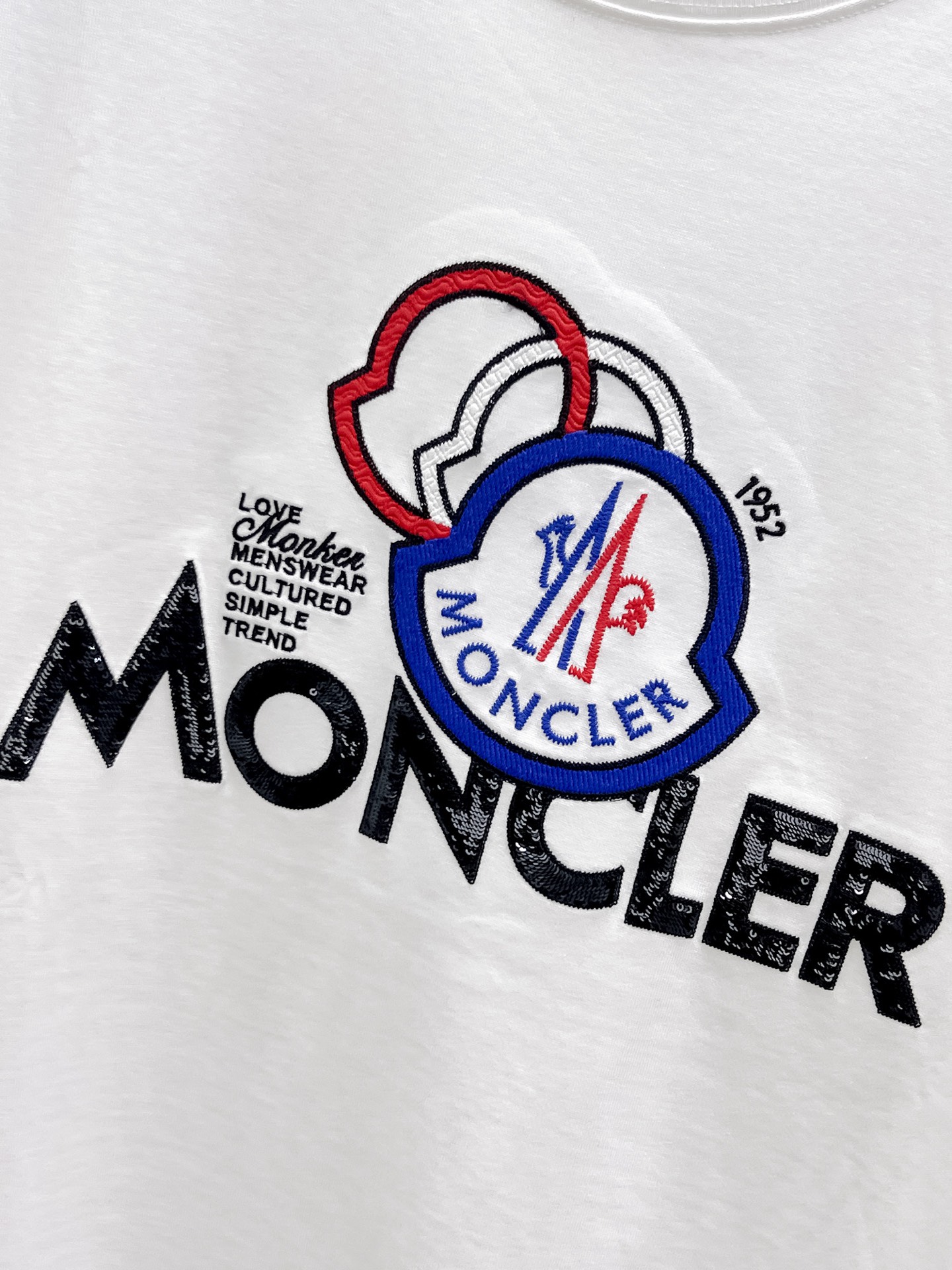 Moncler Basic Clothing Cotton Black S-m-l-xl