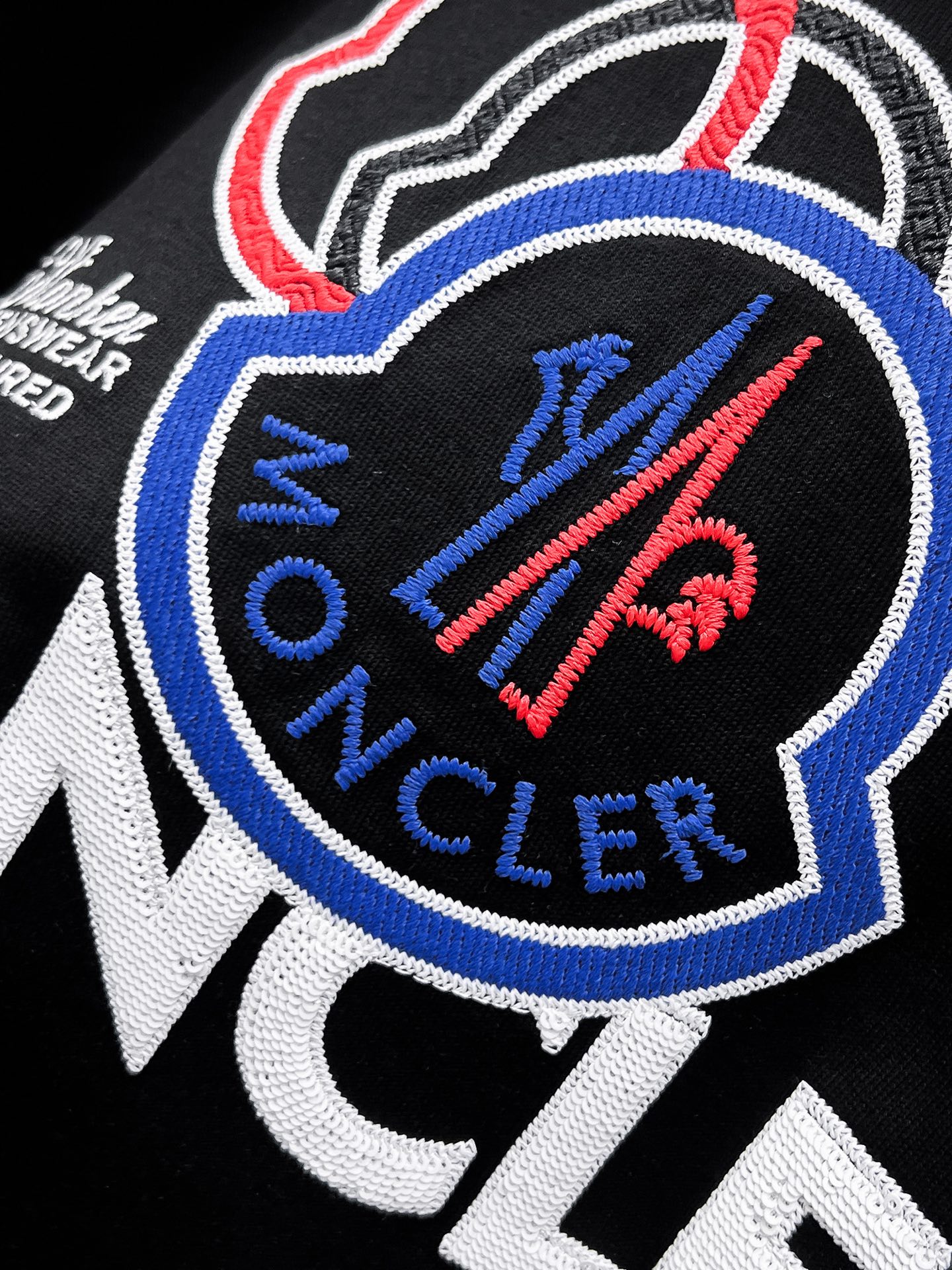 Moncler Basic Clothing Cotton Black S-m-l-xl