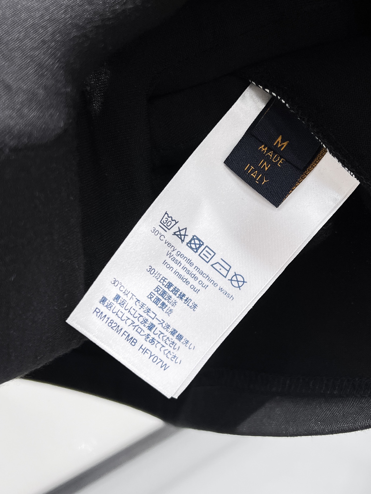 Louis Vuitton Basic Clothing Cotton Black S-m-l-xl