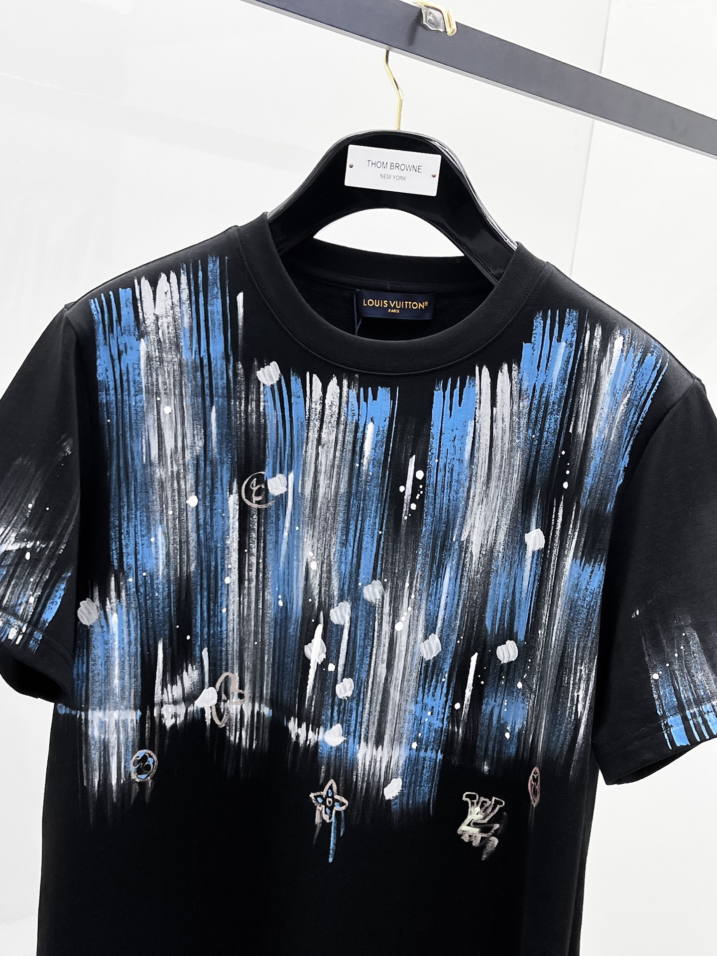 Louis Vuitton Basic Clothing Cotton Black S-m-l-xl