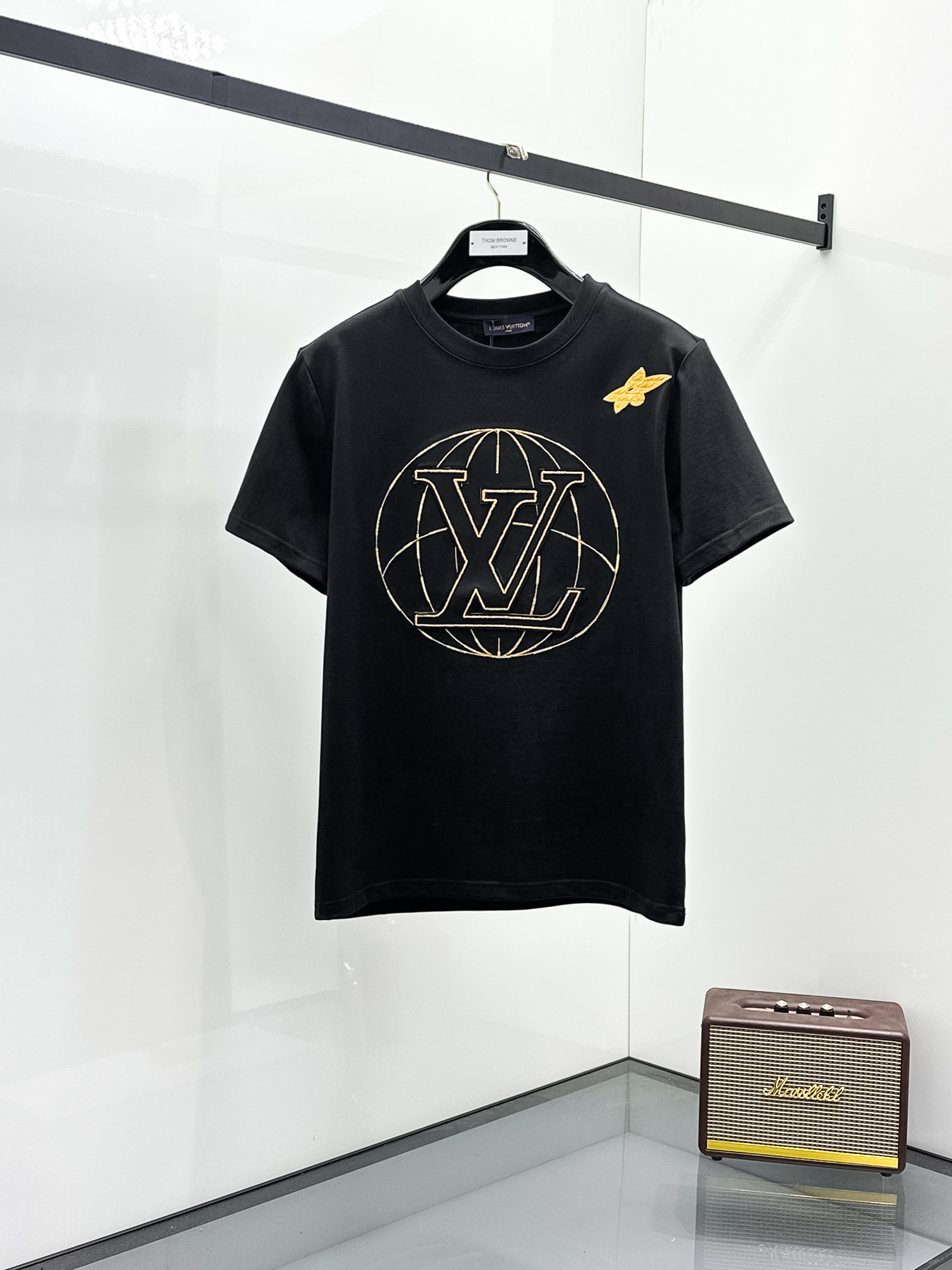 Louis Vuitton Basic Clothing Cotton Black S-m-l-xl