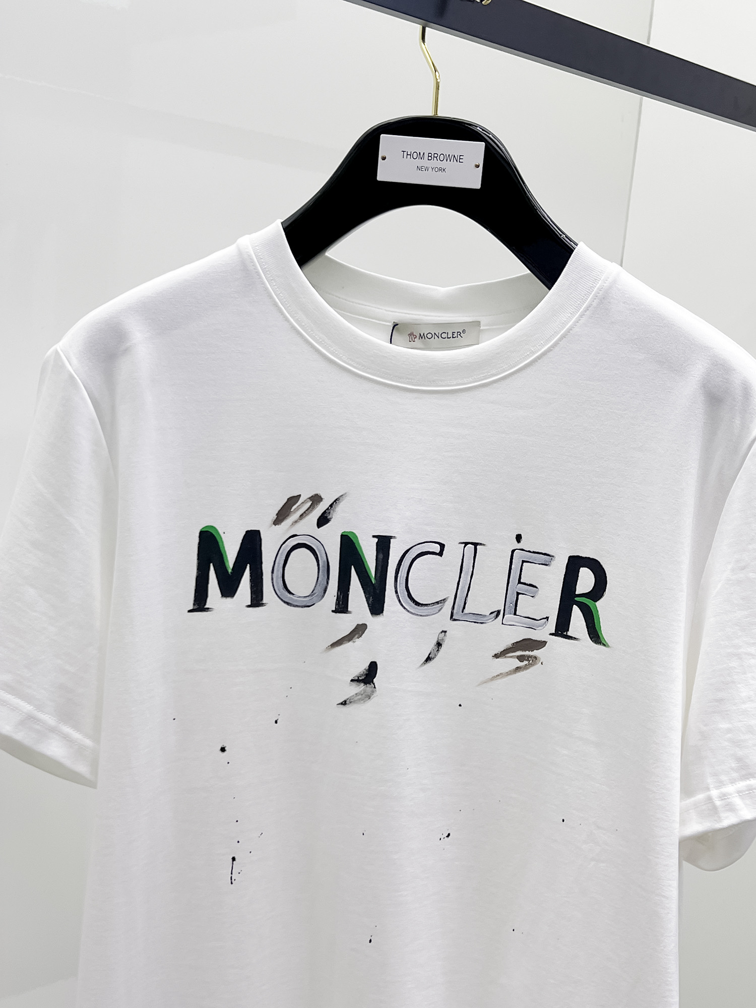 Moncler Basic Clothing Cotton Black S-m-l-xl