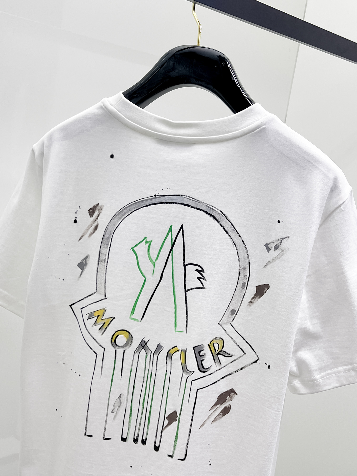 Moncler Basic Clothing Cotton Black S-m-l-xl