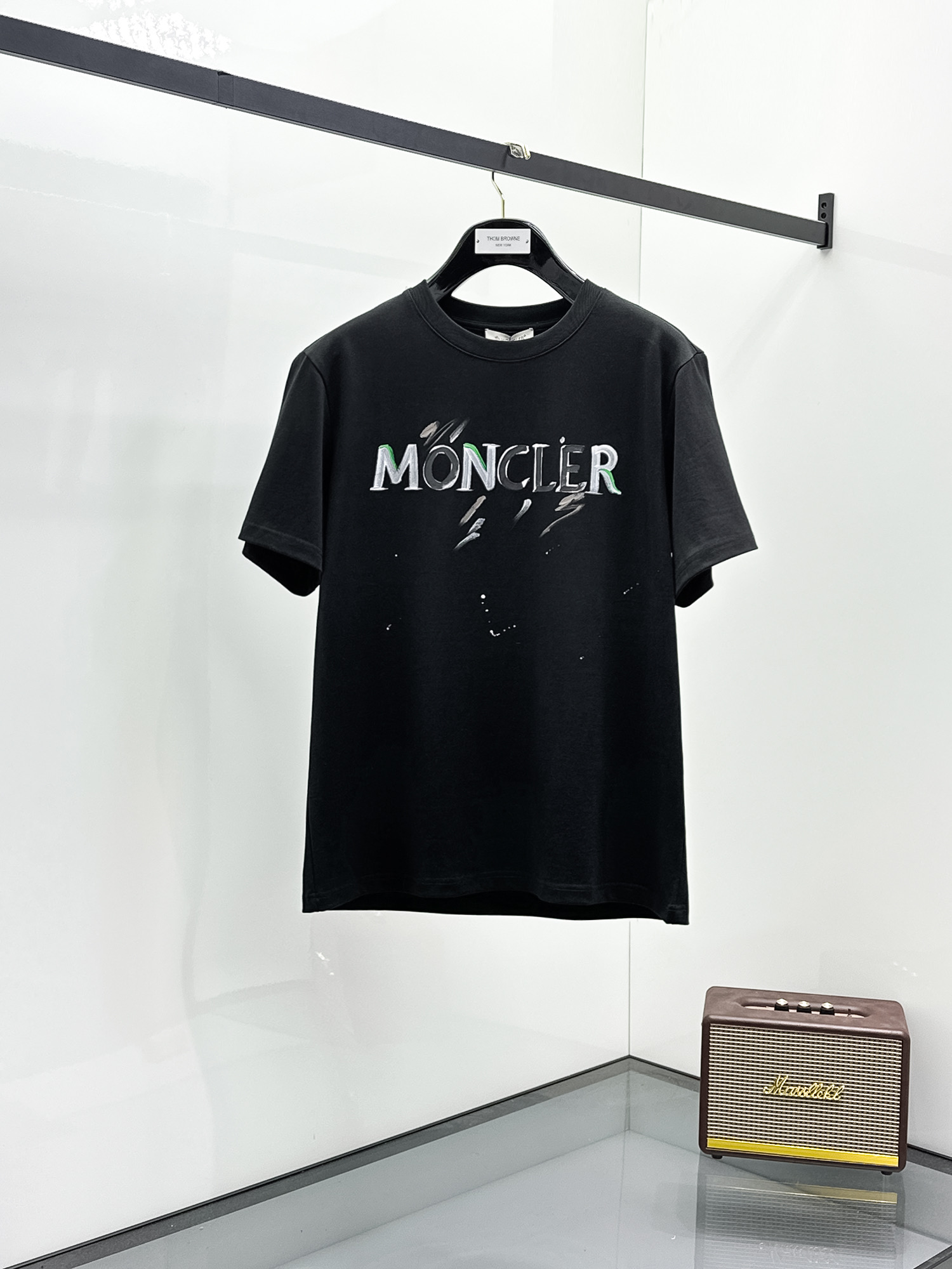 Moncler Basic Clothing Cotton Black S-m-l-xl