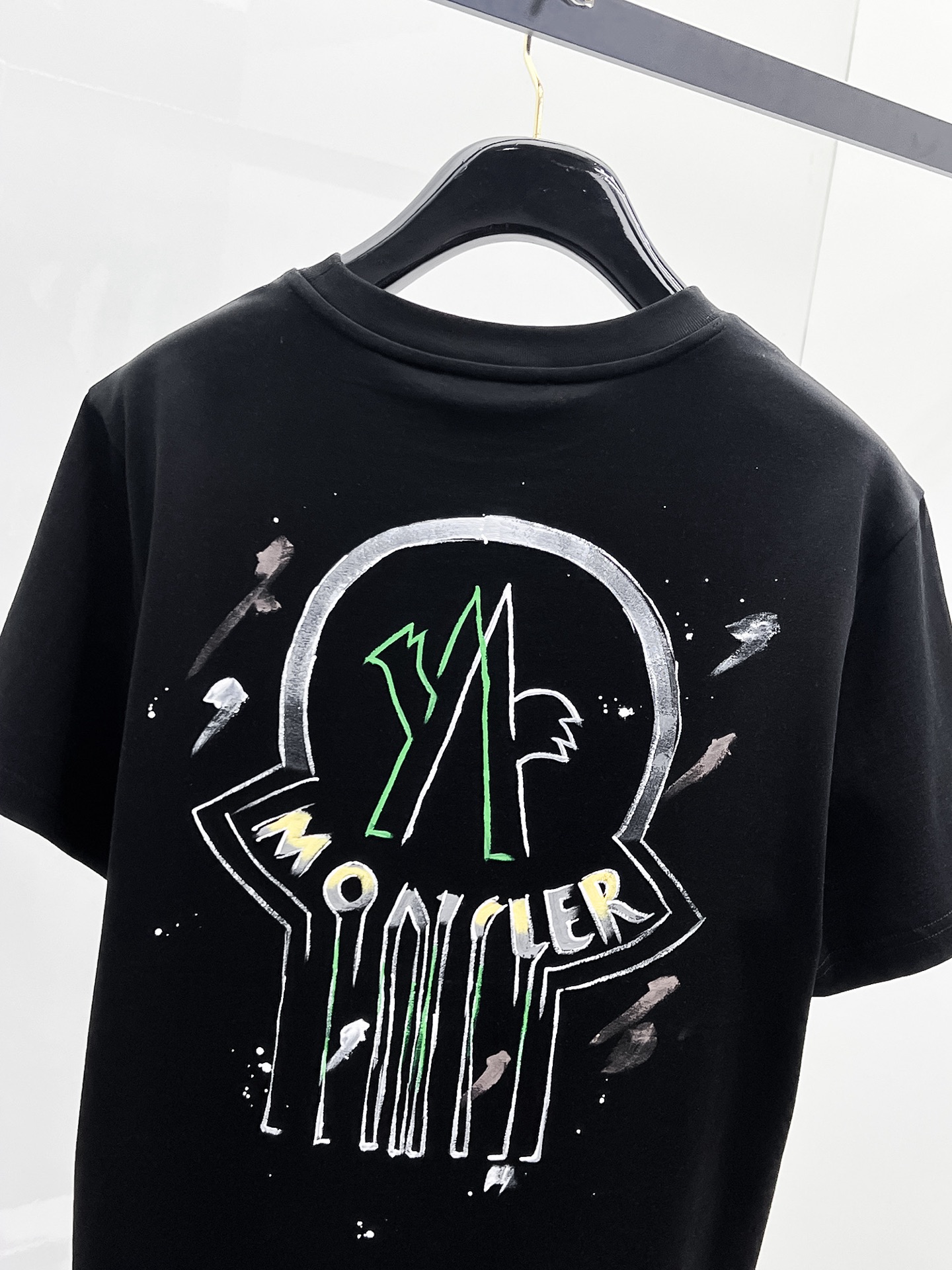 Moncler Basic Clothing Cotton Black S-m-l-xl