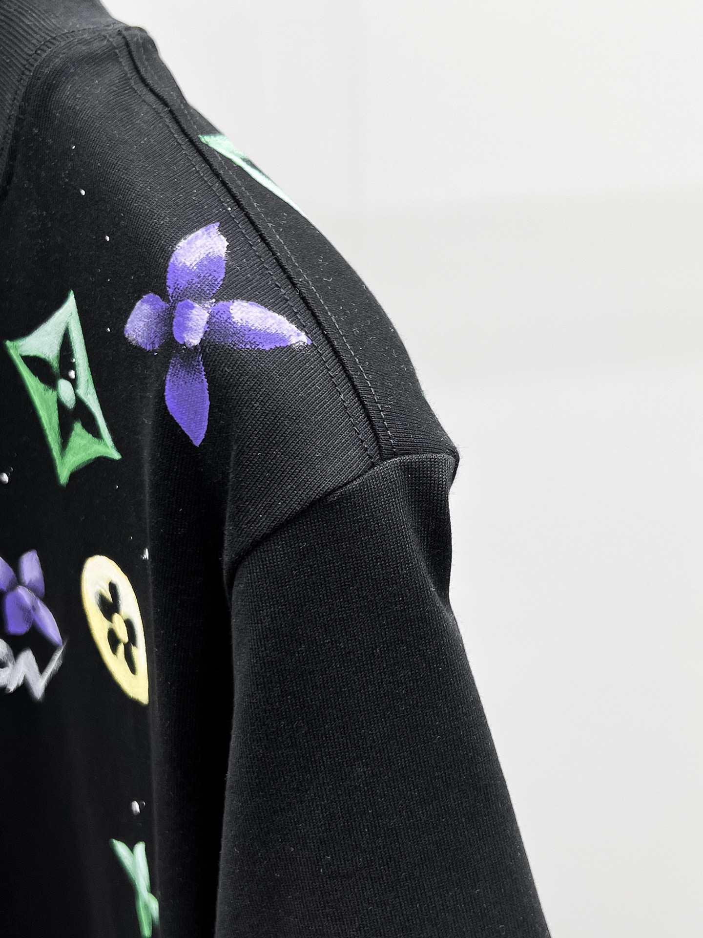 Louis Vuitton Basic Clothing Cotton Black S-m-l-xl