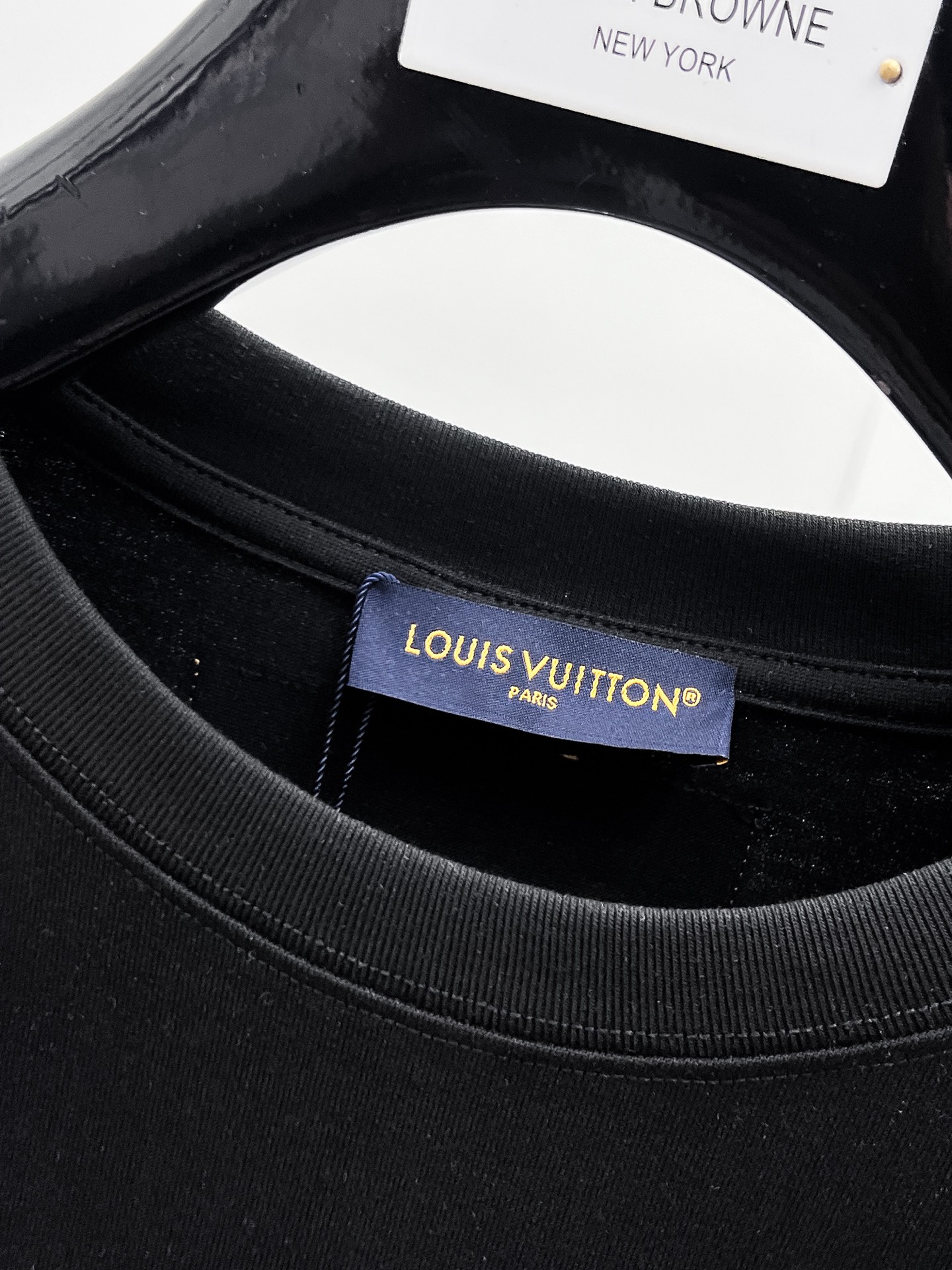 Louis Vuitton Basic Clothing Cotton Black S-m-l-xl