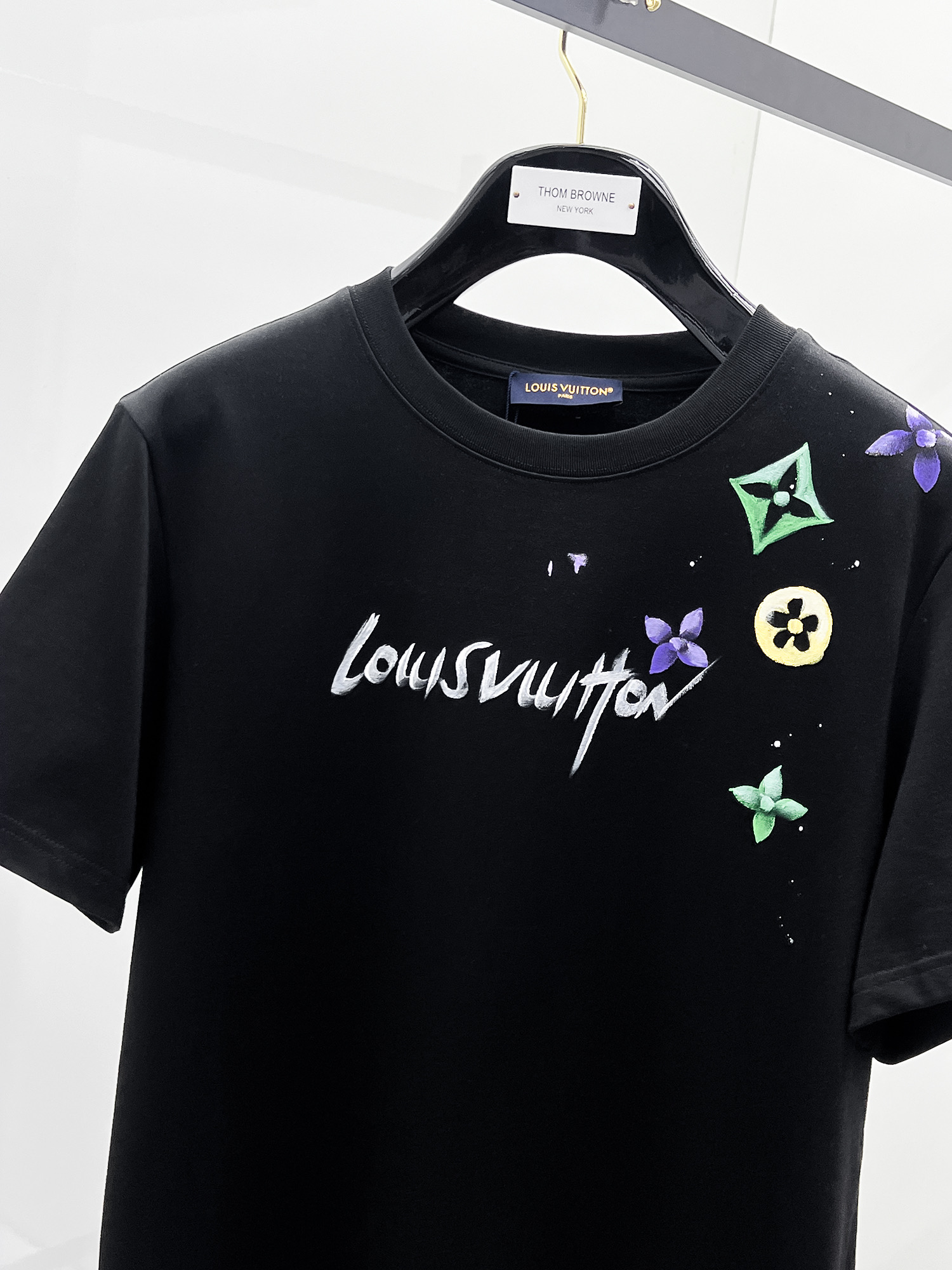 Louis Vuitton Basic Clothing Cotton Black S-m-l-xl