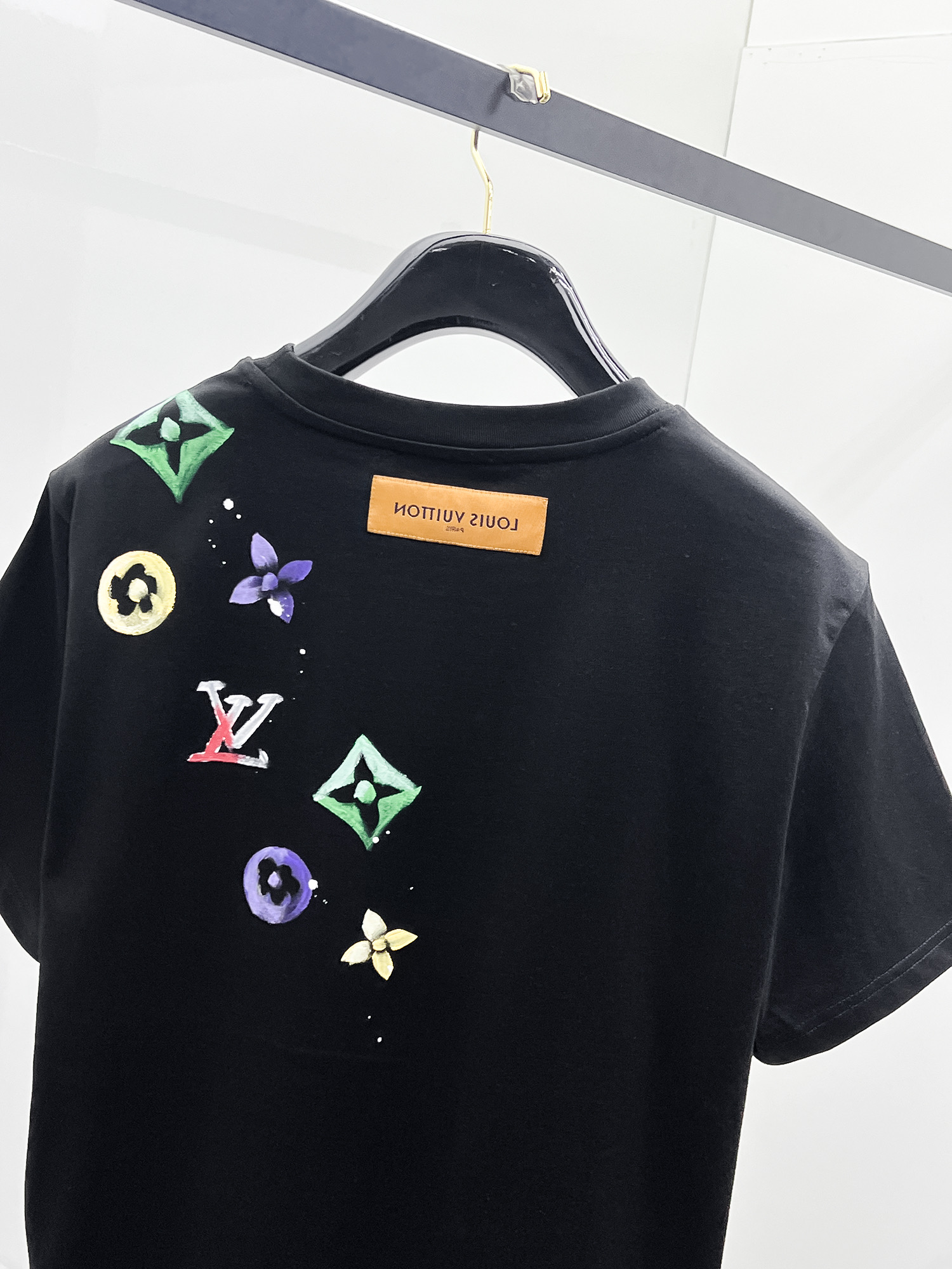 Louis Vuitton Basic Clothing Cotton Black S-m-l-xl