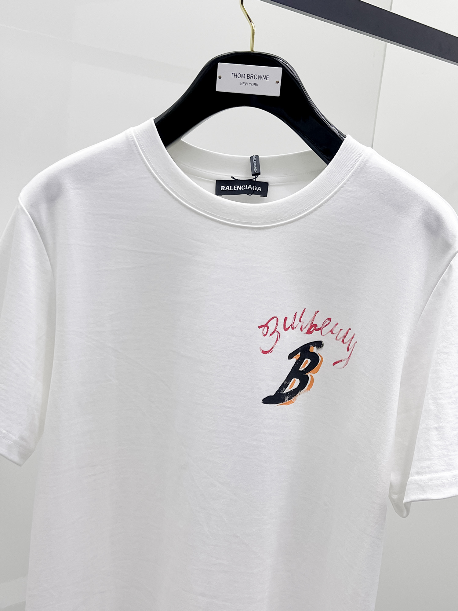 Burberry Basic Clothing Cotton Black S-m-l-xl