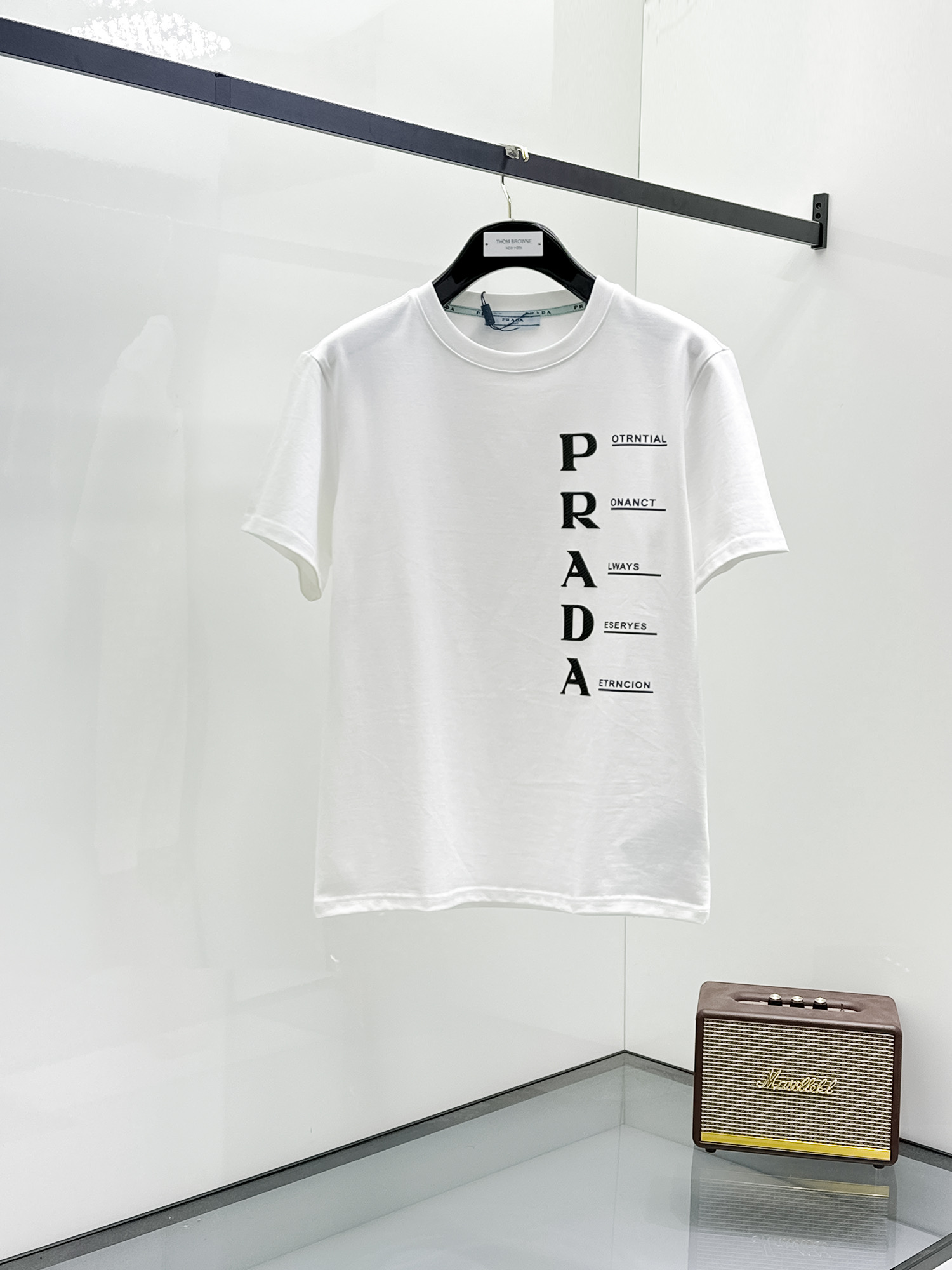 Prada Basic Clothing Cotton Black S-m-l-xl