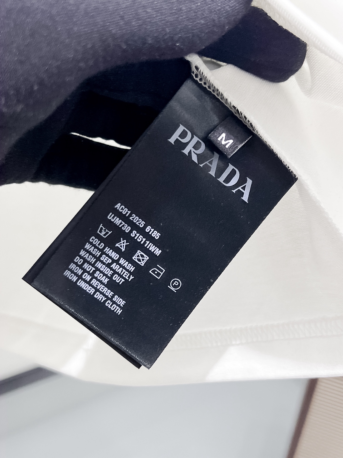 Prada Basic Clothing Cotton Black S-m-l-xl