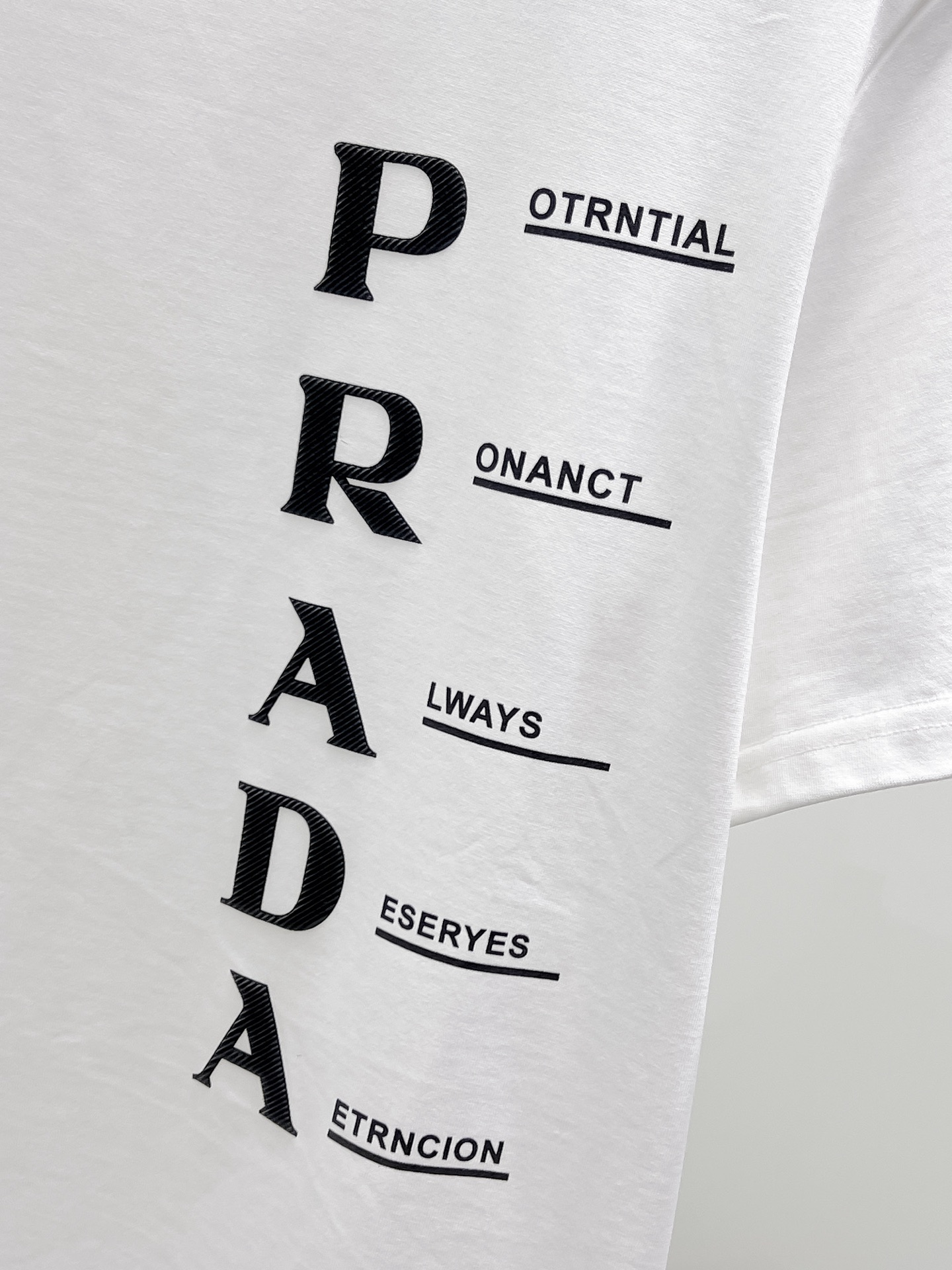 Prada Basic Clothing Cotton Black S-m-l-xl