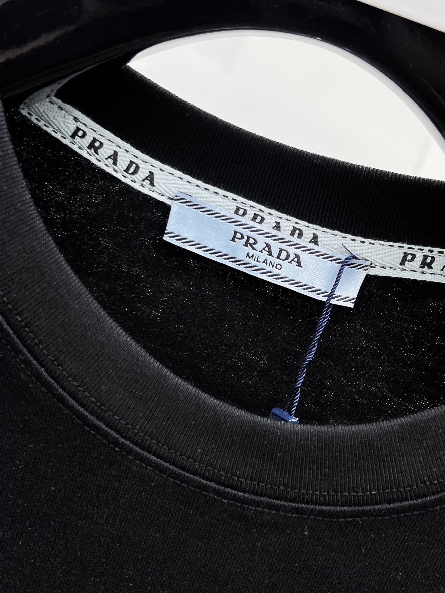 Prada Basic Clothing Cotton Black S-m-l-xl