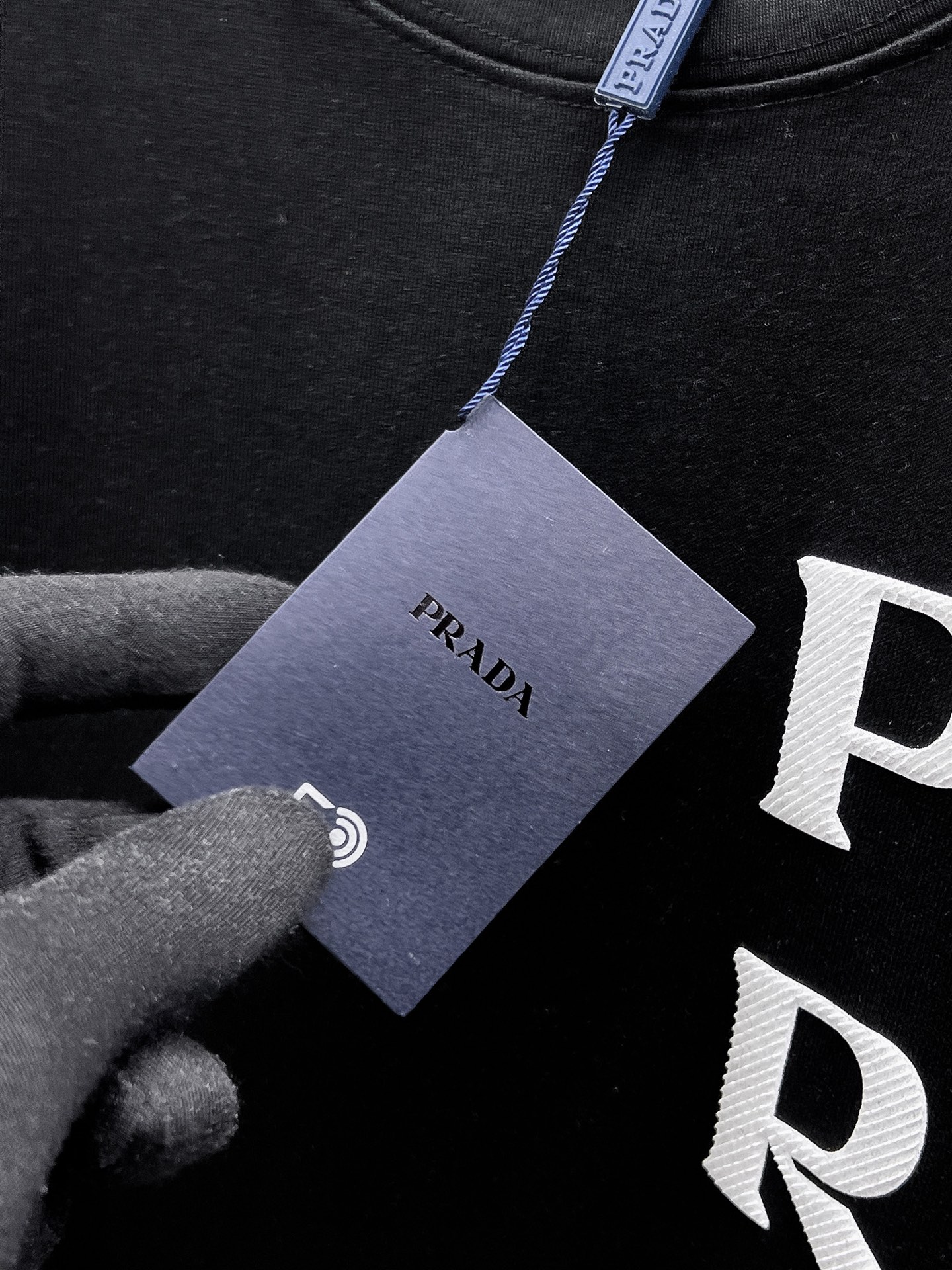 Prada Basic Clothing Cotton Black S-m-l-xl