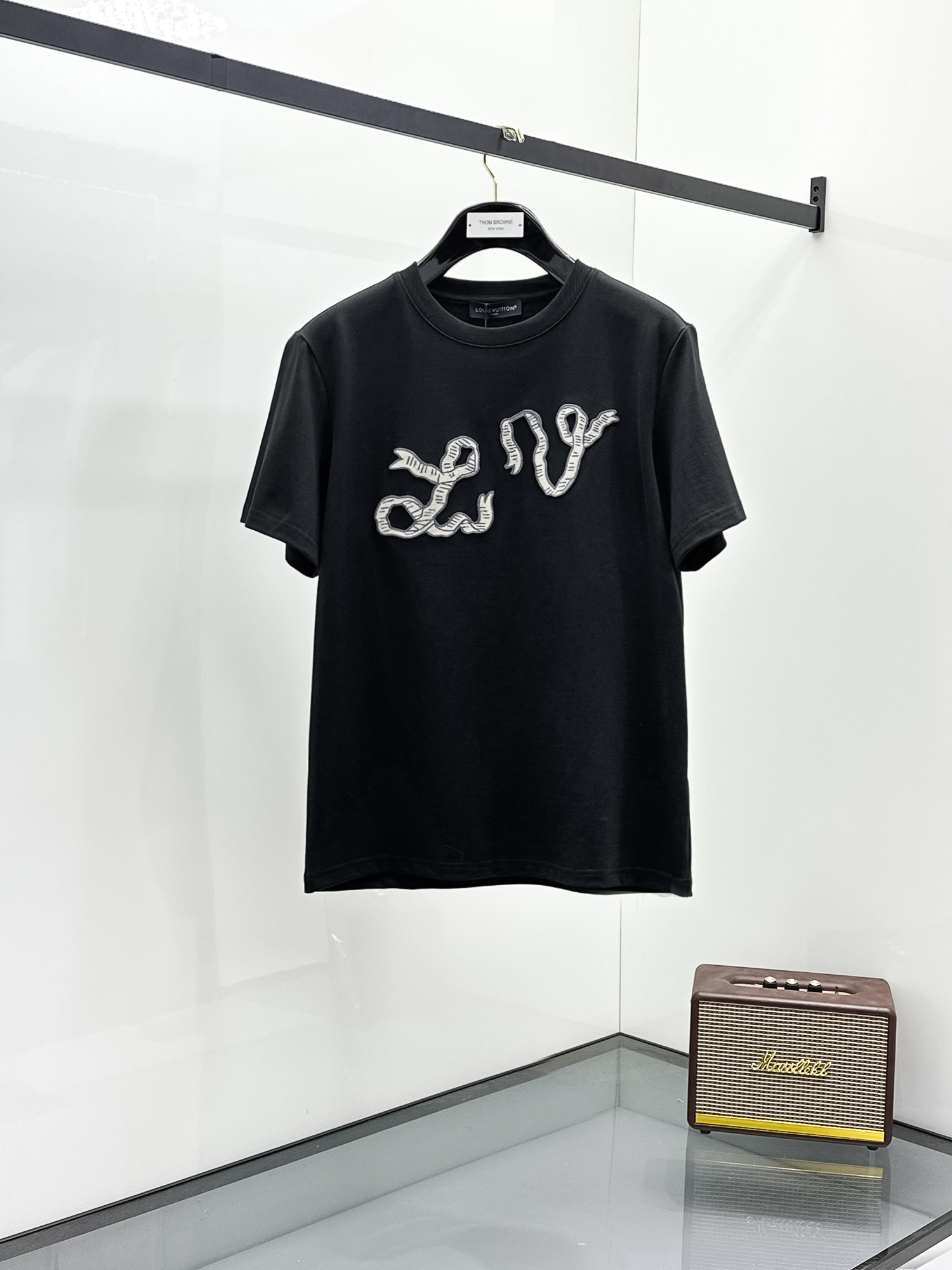 Louis Vuitton Basic Clothing Cotton Black S-m-l-xl