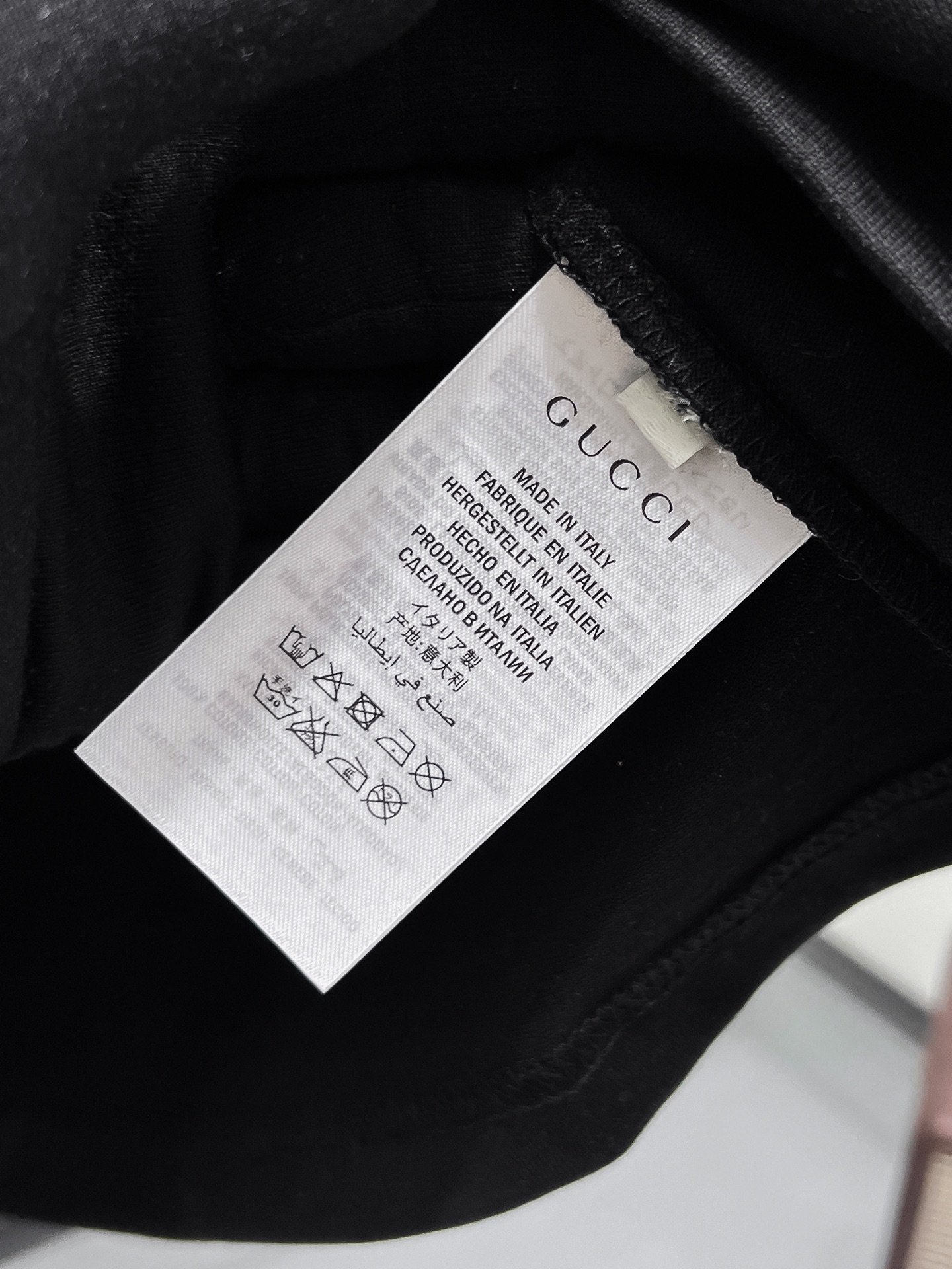 Gucci Basic Clothing Cotton Black S-m-l-xl