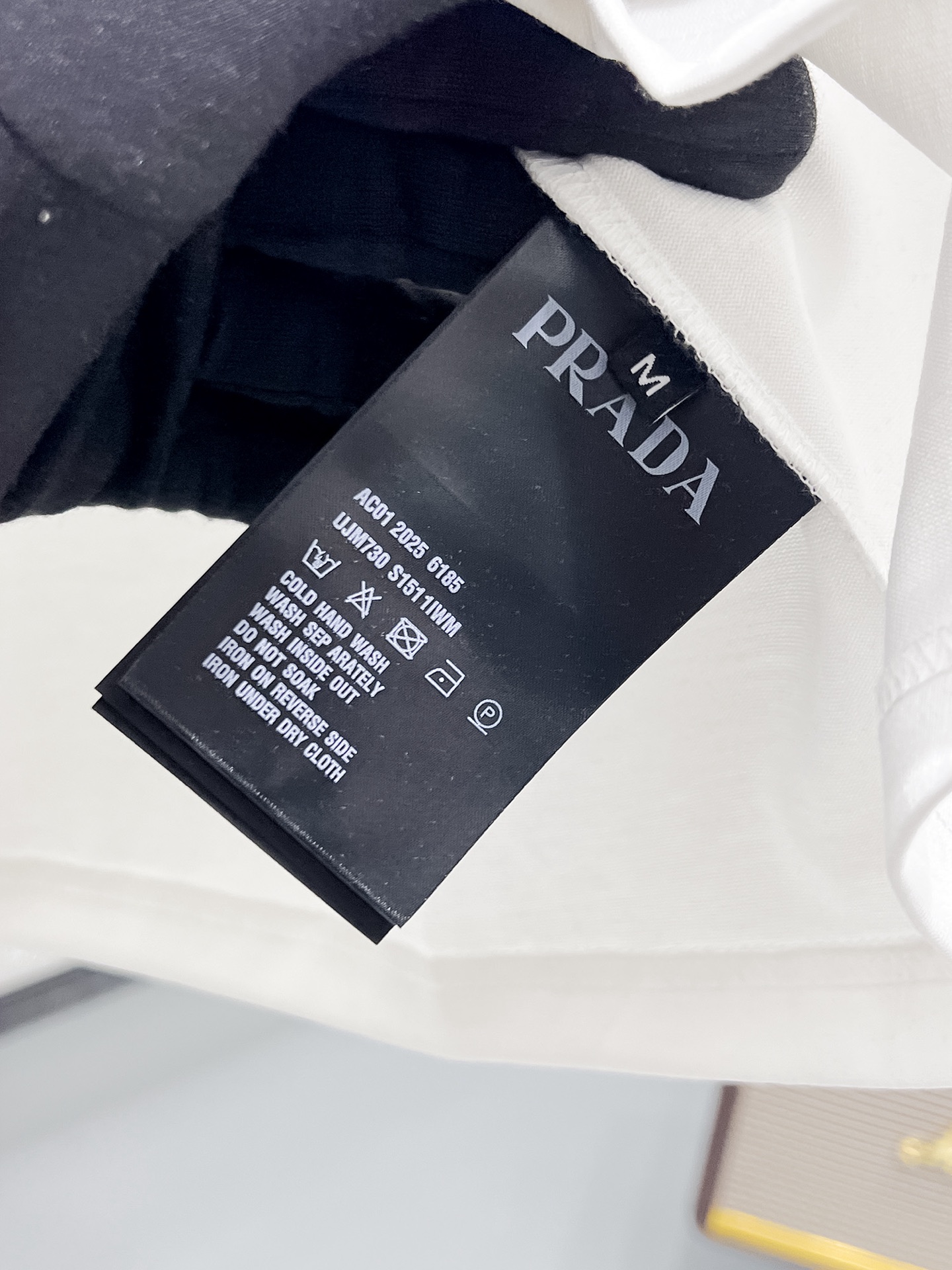 Prada Basic Clothing Cotton Black S-m-l-xl