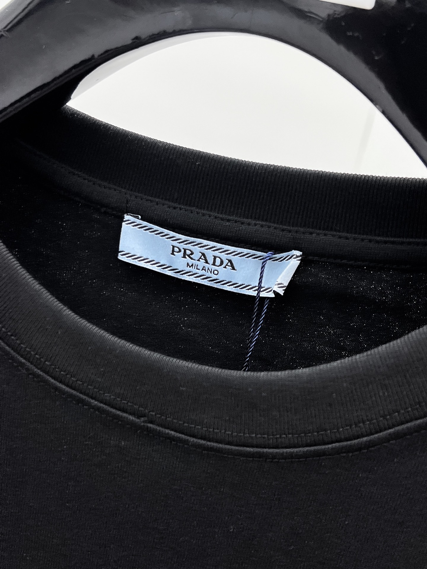 Prada Basic Clothing Cotton Black S-m-l-xl