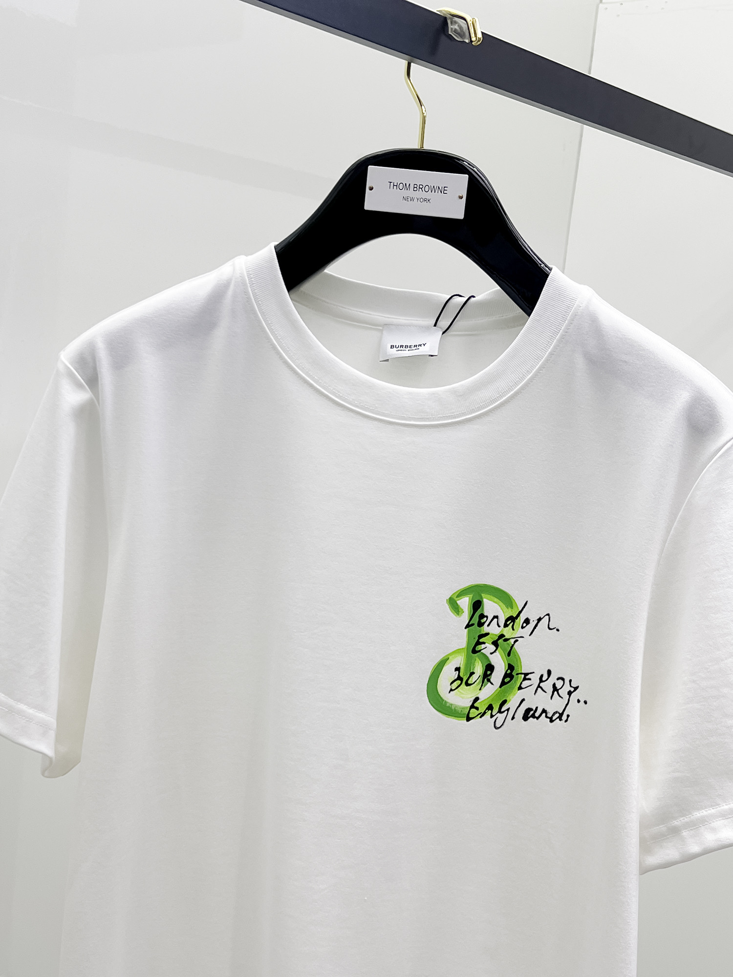 Burberry Basic Clothing Cotton Black S-m-l-xl