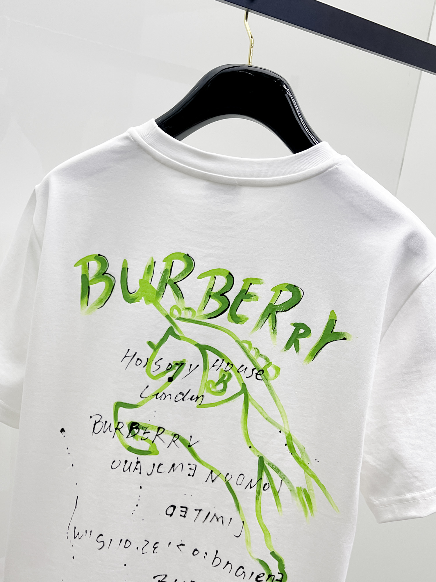 Burberry Basic Clothing Cotton Black S-m-l-xl