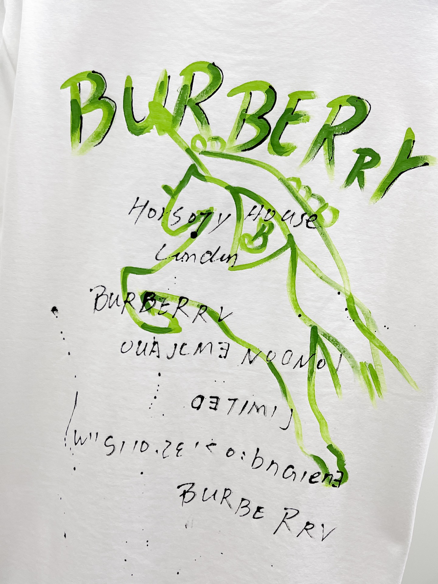 Burberry Basic Clothing Cotton Black S-m-l-xl