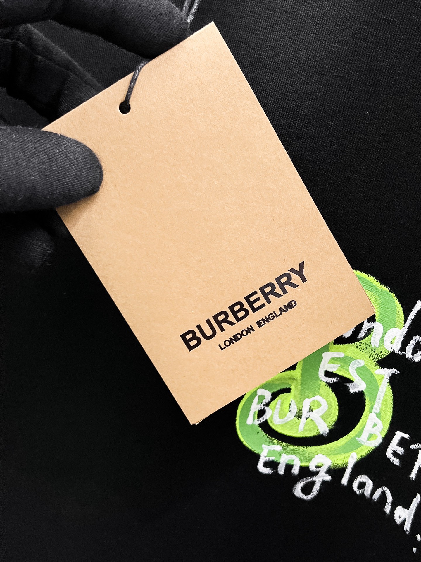 Burberry Basic Clothing Cotton Black S-m-l-xl