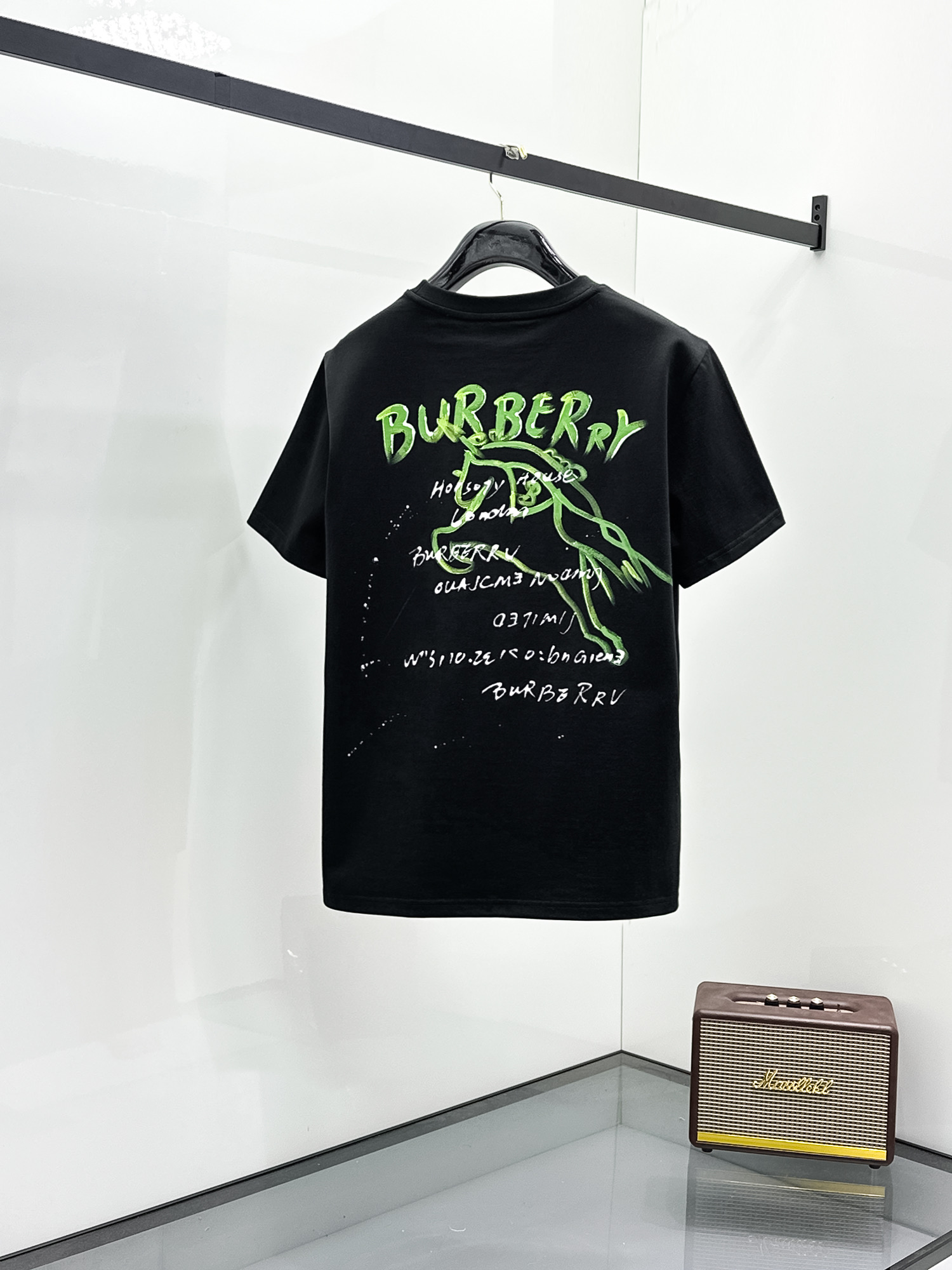 Burberry Basic Clothing Cotton Black S-m-l-xl