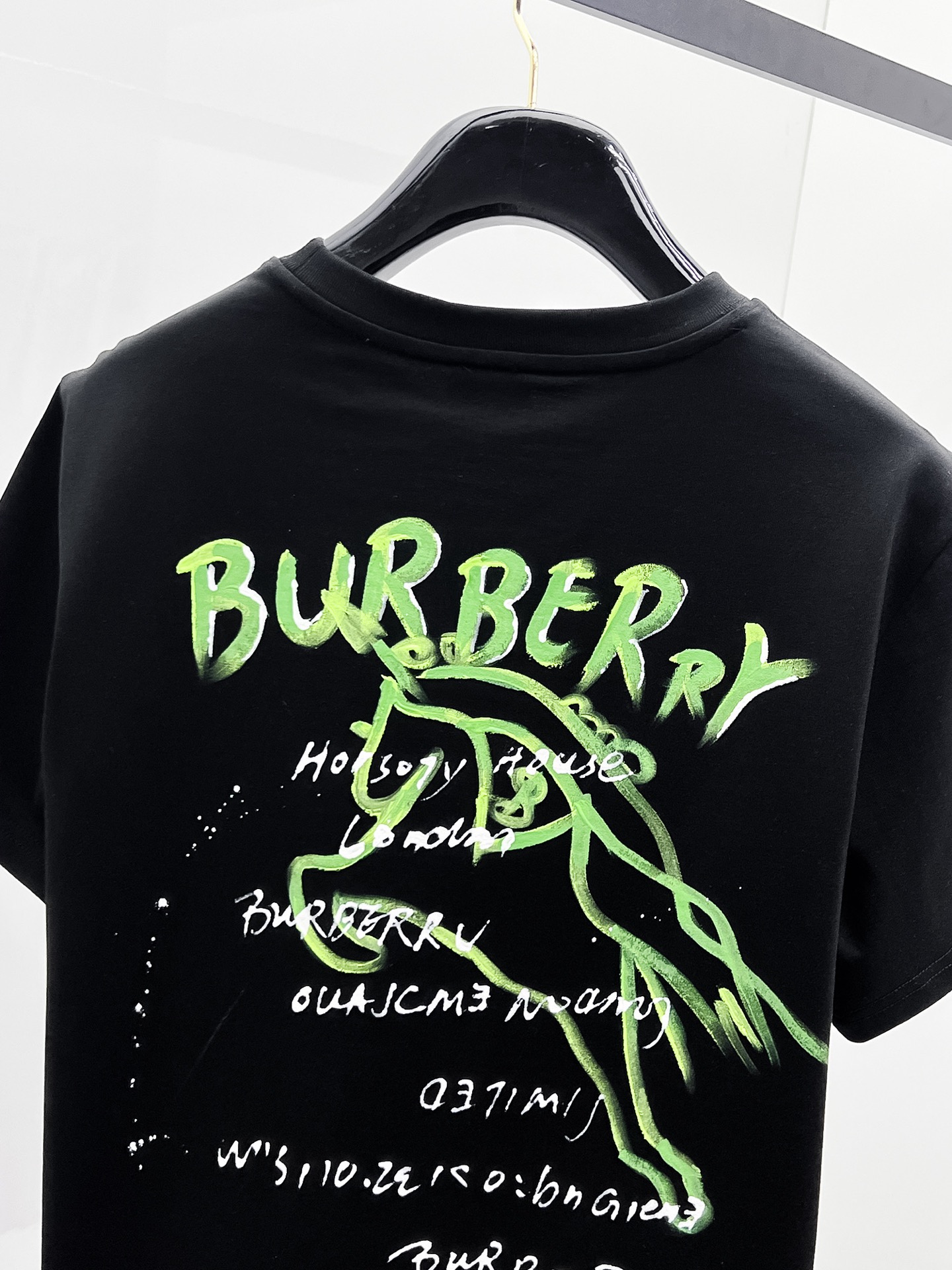 Burberry Basic Clothing Cotton Black S-m-l-xl