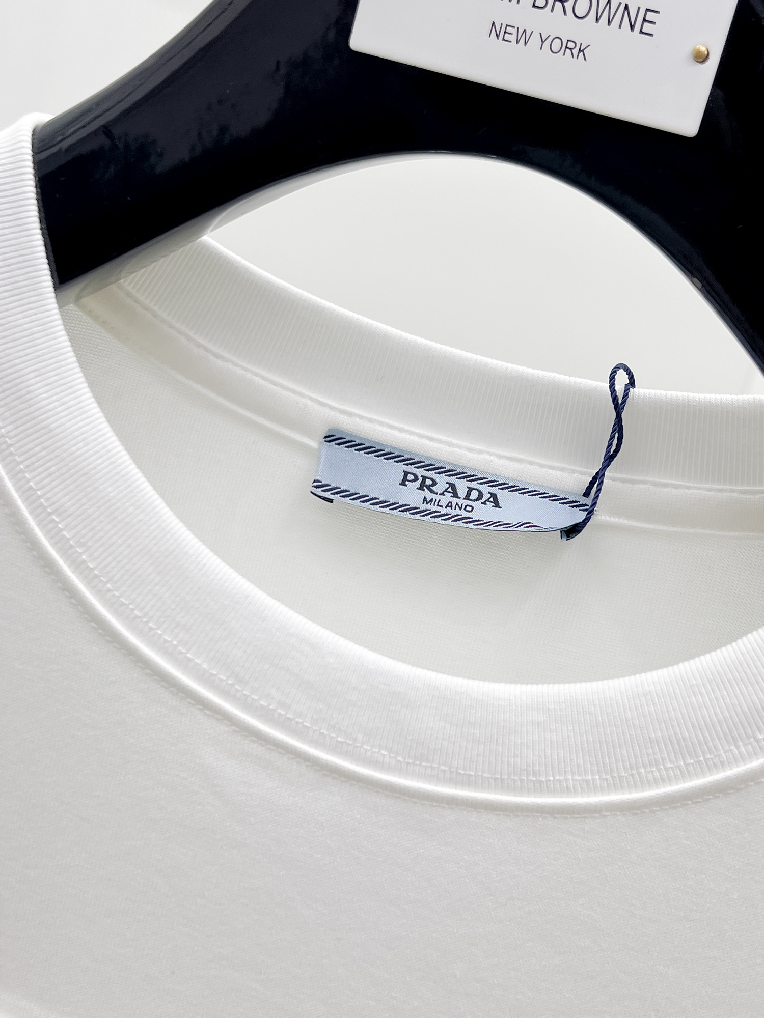 Prada Basic Clothing Cotton Black S-m-l-xl