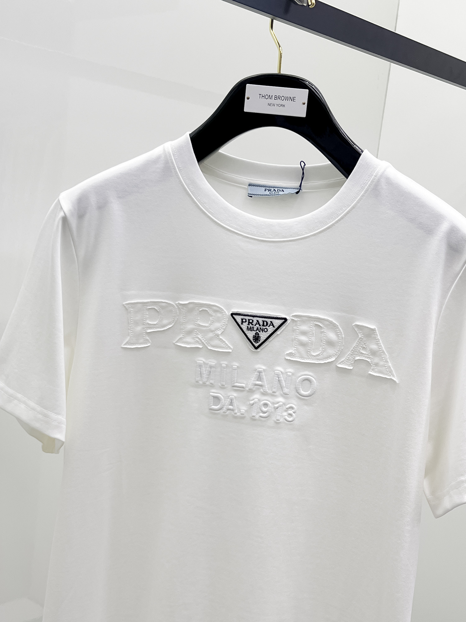 Prada Basic Clothing Cotton Black S-m-l-xl